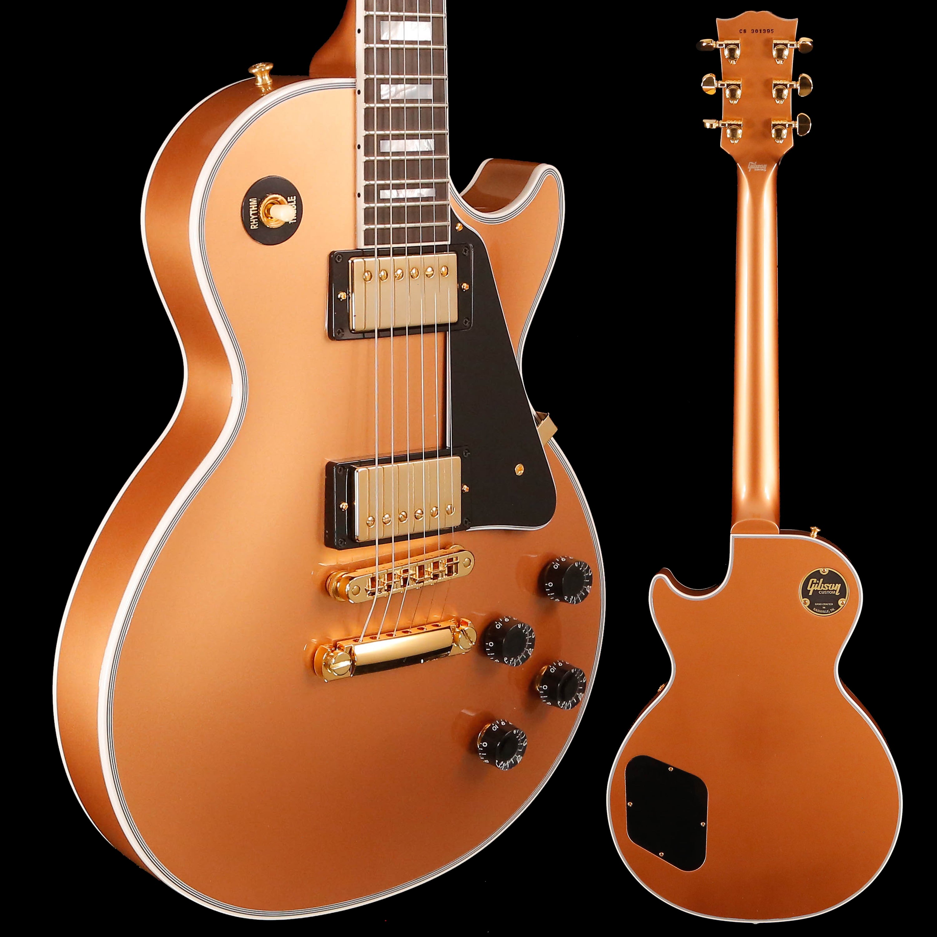 Gibson Les Paul Custom, Cartridge Brass Gloss, Gold Hw – Melody 