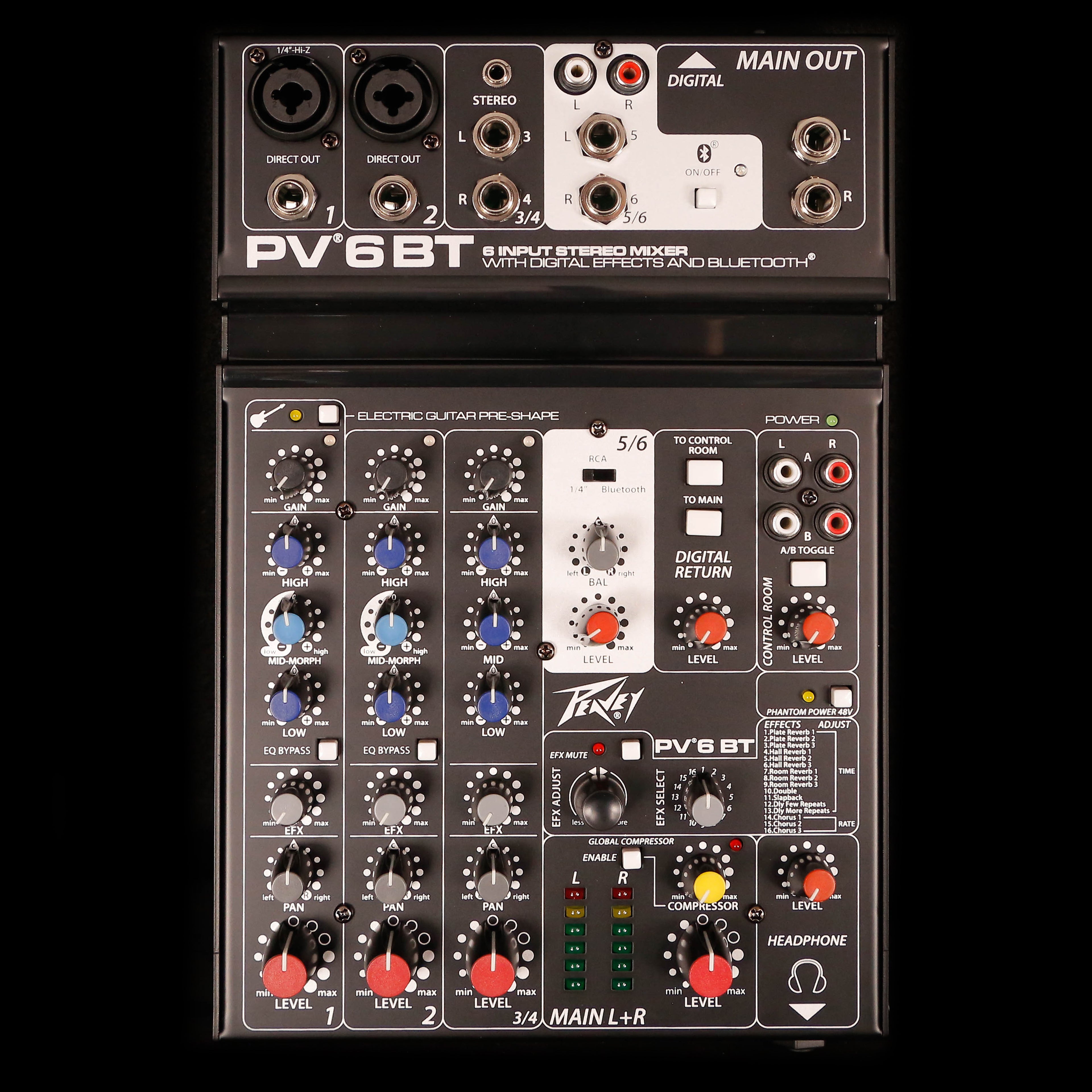 Peavey PV 10 AT Mixer with Auto-Tune and Bluetooth