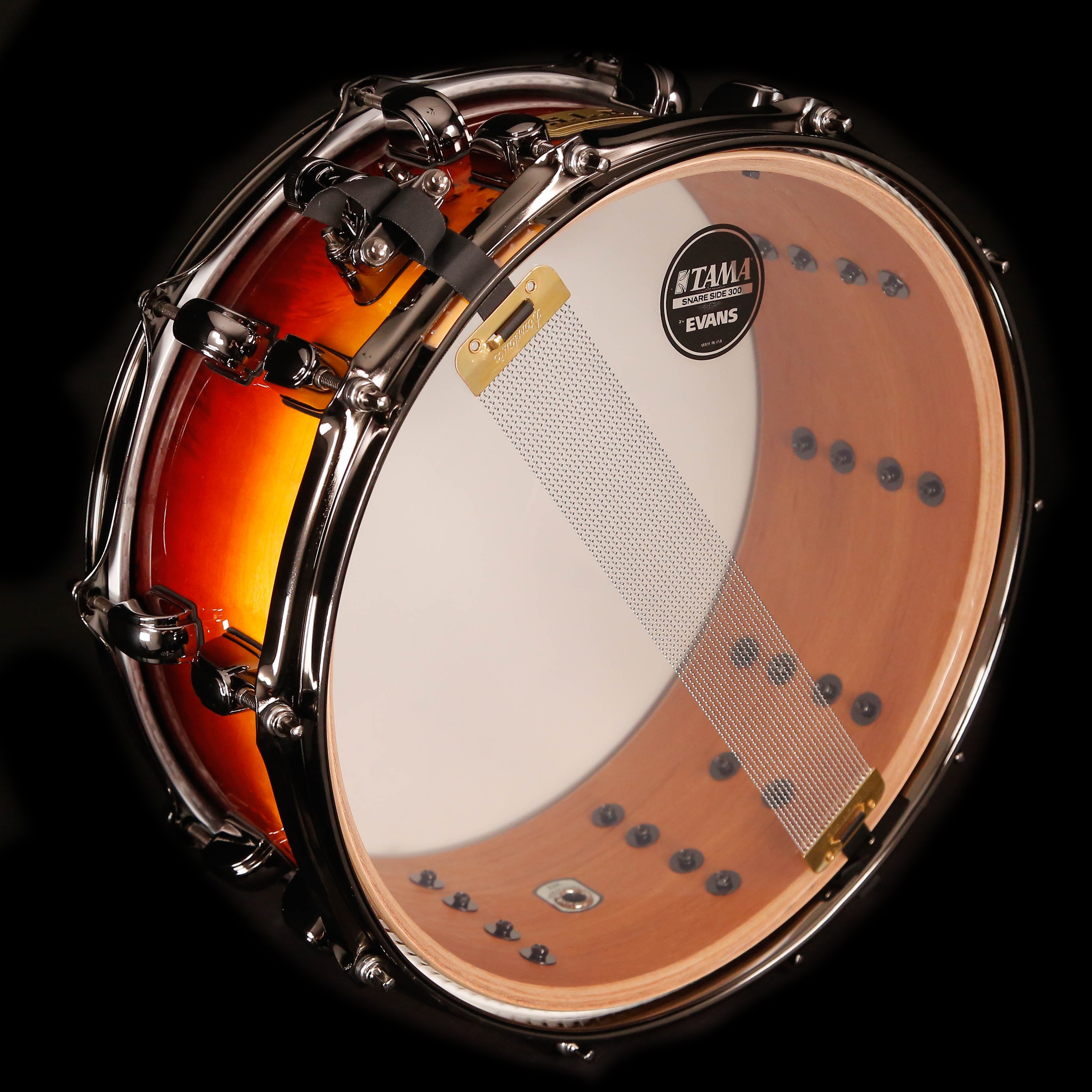Tama S.L.P. G-Kapur 6x14 Snare Drum, Limited Ed., Amber Sunset Fade