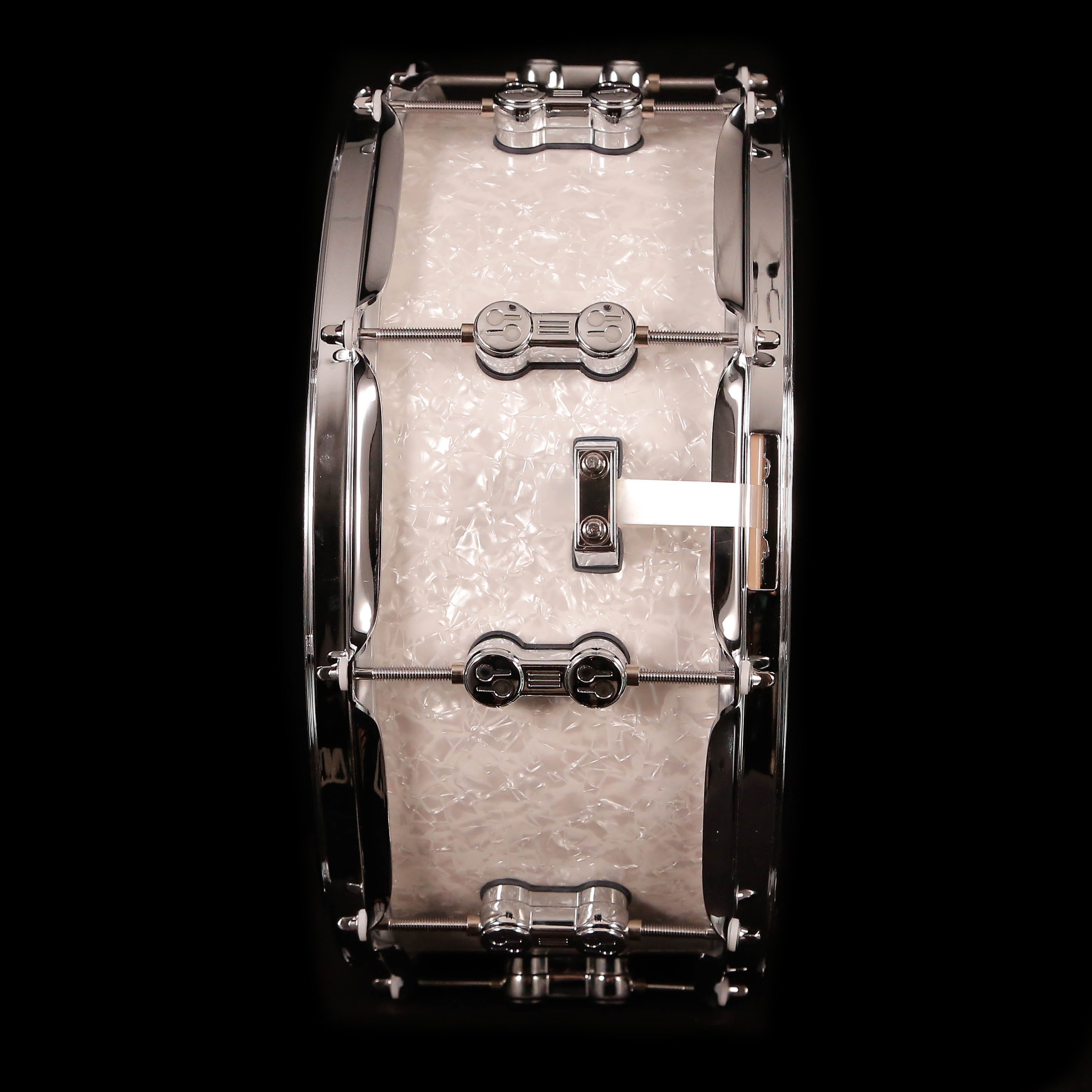 Sonor AQ2 14x6 Maple Snare Drum, White Marine Pearl