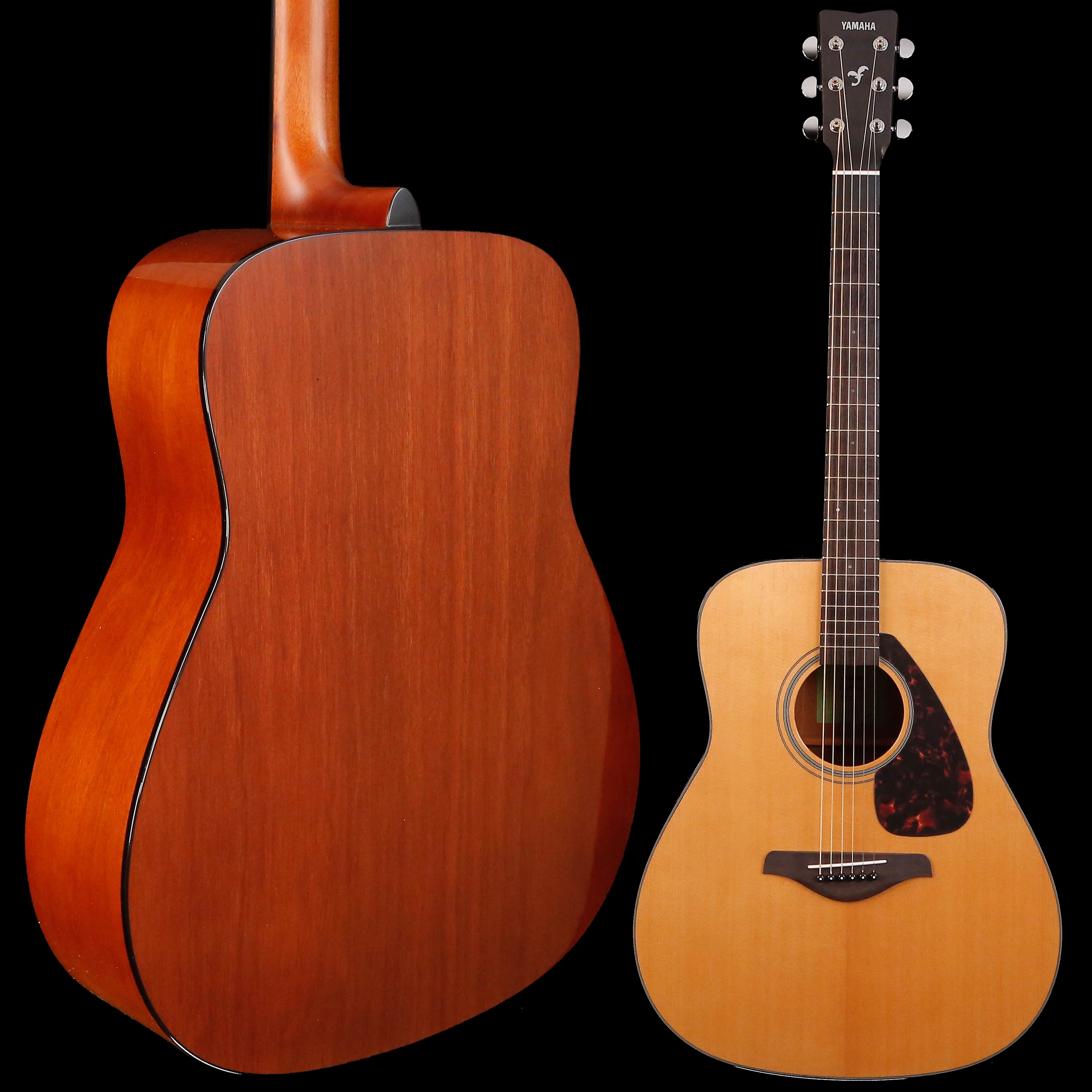 Yamaha FG800J Solid-Top Dreadnought Acoustic, Natural