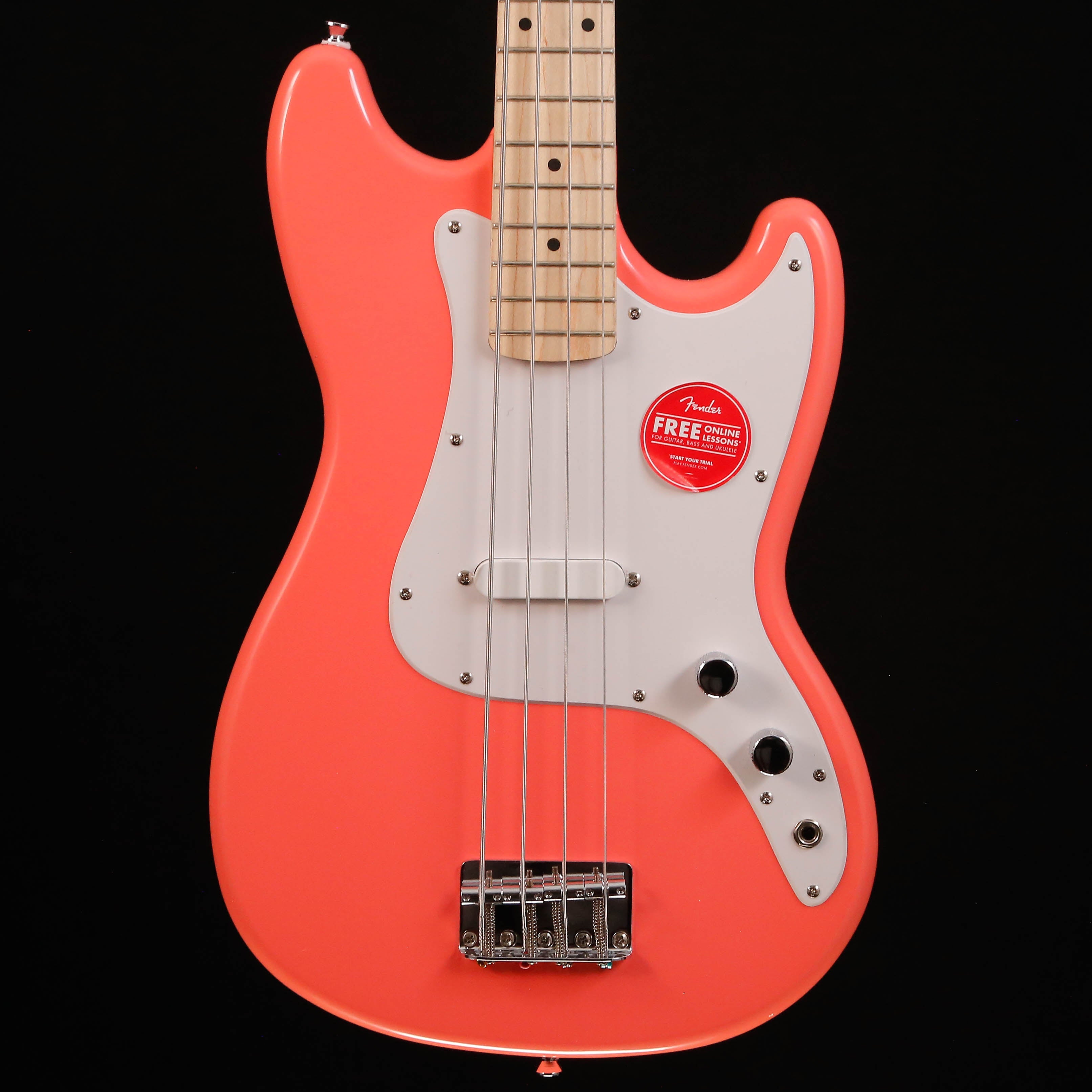 Squier Sonic Bronco Bass, Tahitian Coral