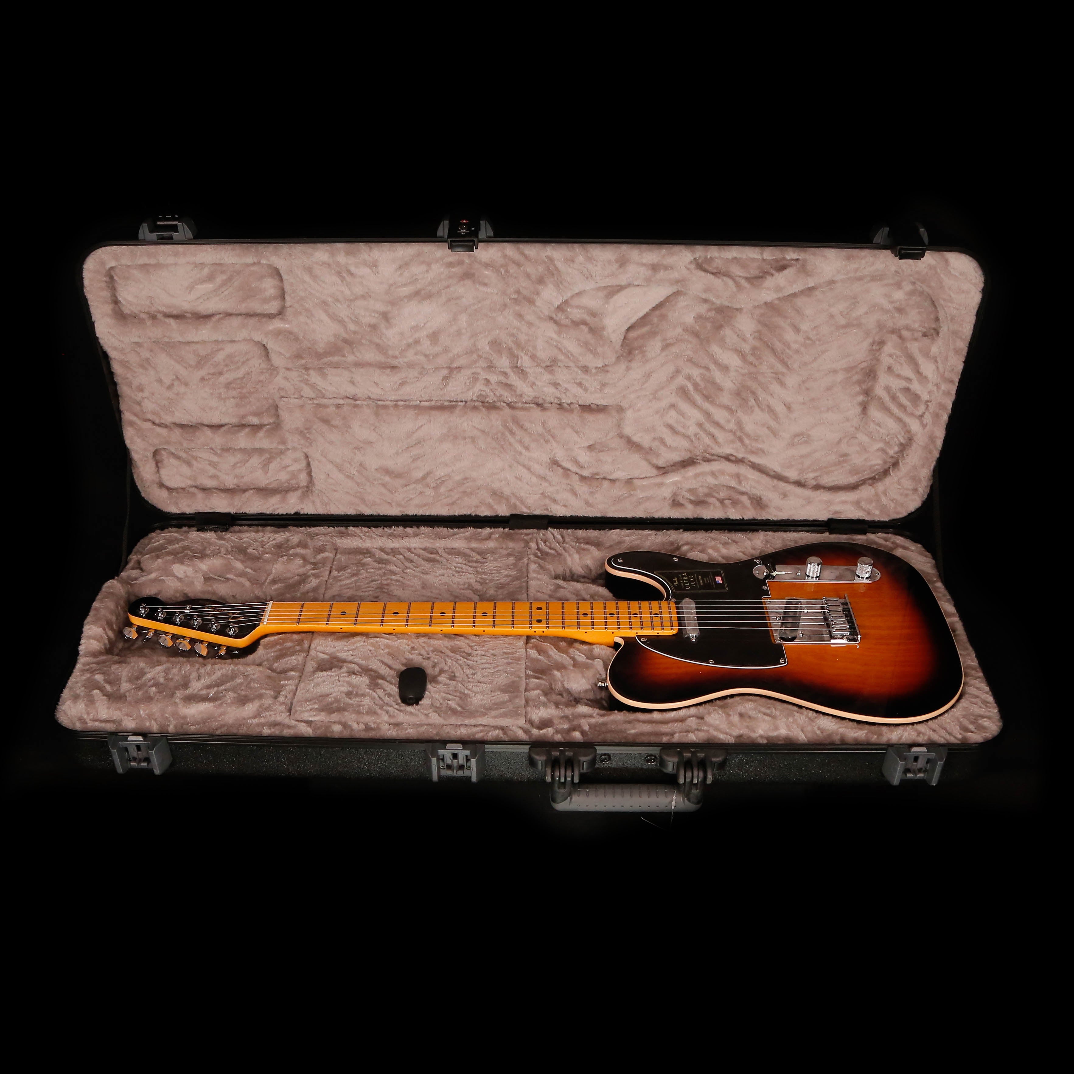 Fender American Ultra Luxe Telecaster, Maple Fb, 2-Color Sunburst