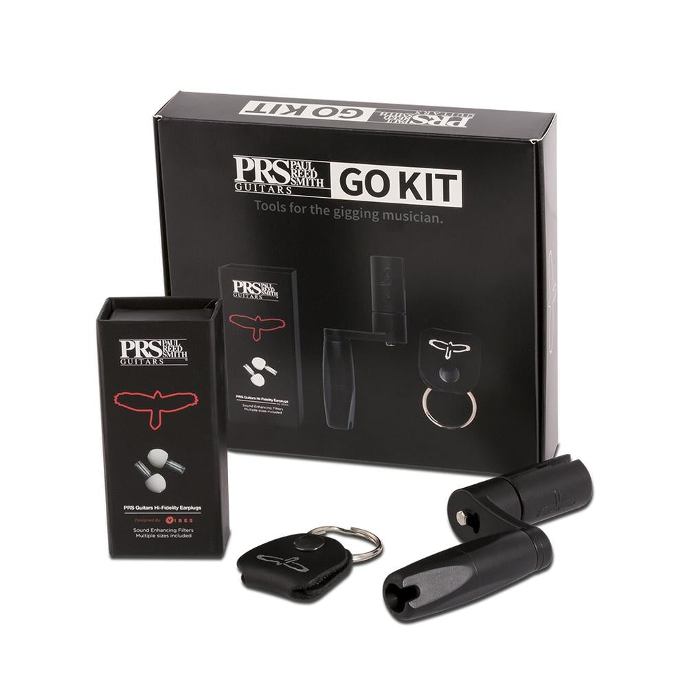 PRS Musician Go-Kit Bundle; Ear Plugs, Keychain Pk Holder, String Wndr & Drll Bt