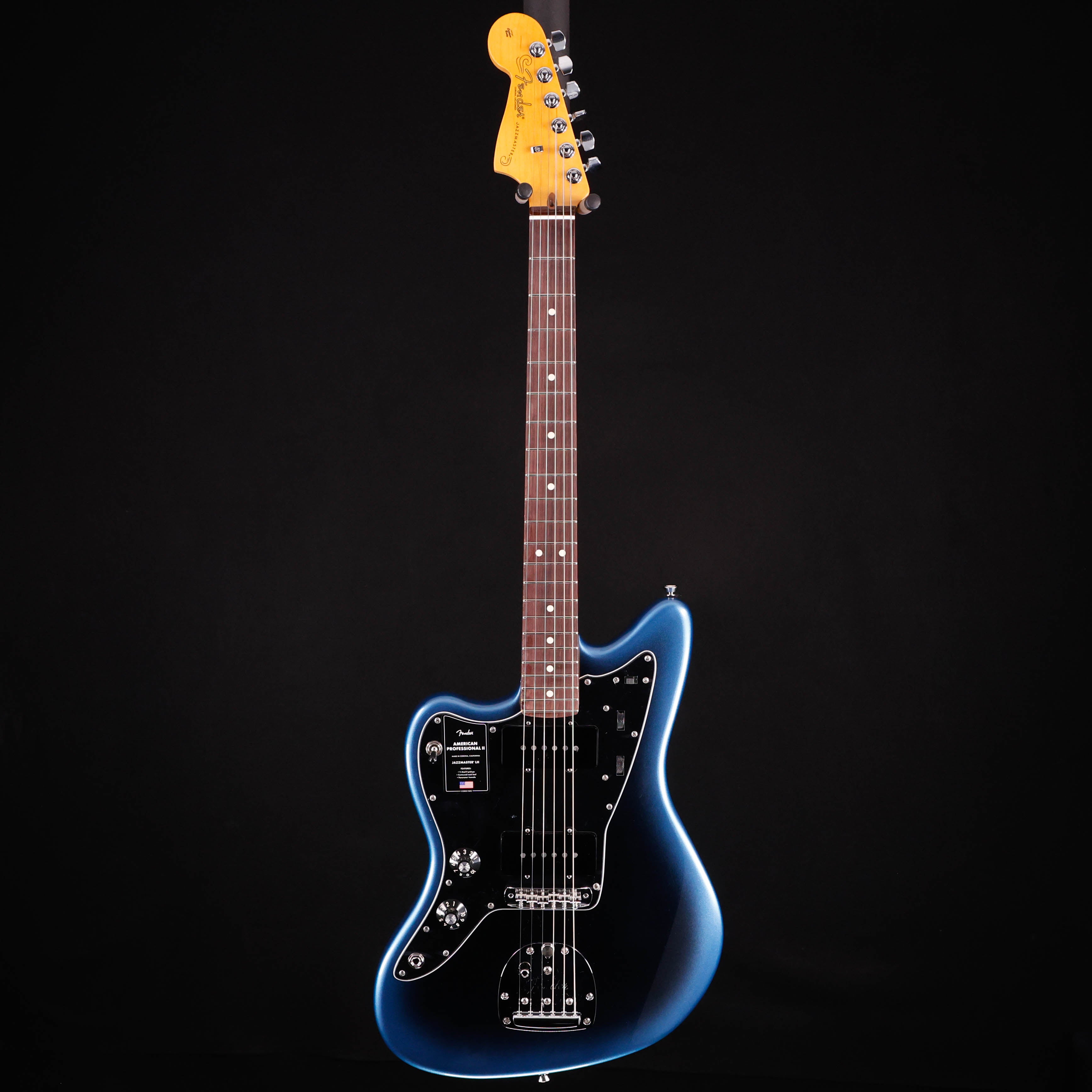 Fender American Professional II Jazzmaster Left-Hand, Rosewood Fb, Dark Night