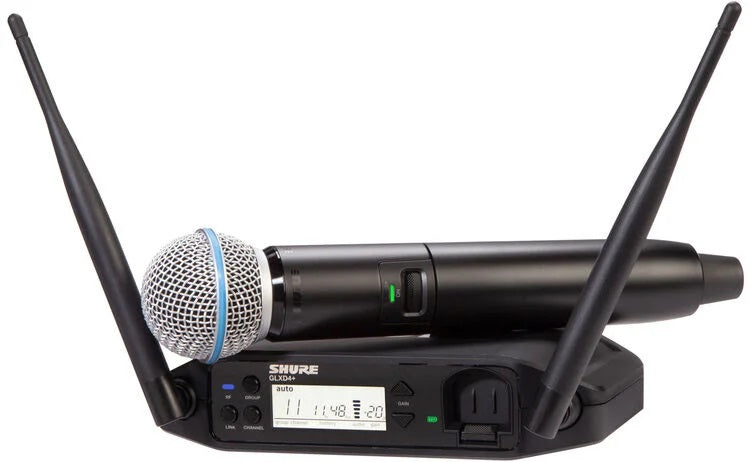Shure GLXD24+/B58-Z3 Vocal System w/Beta 58A Microphone