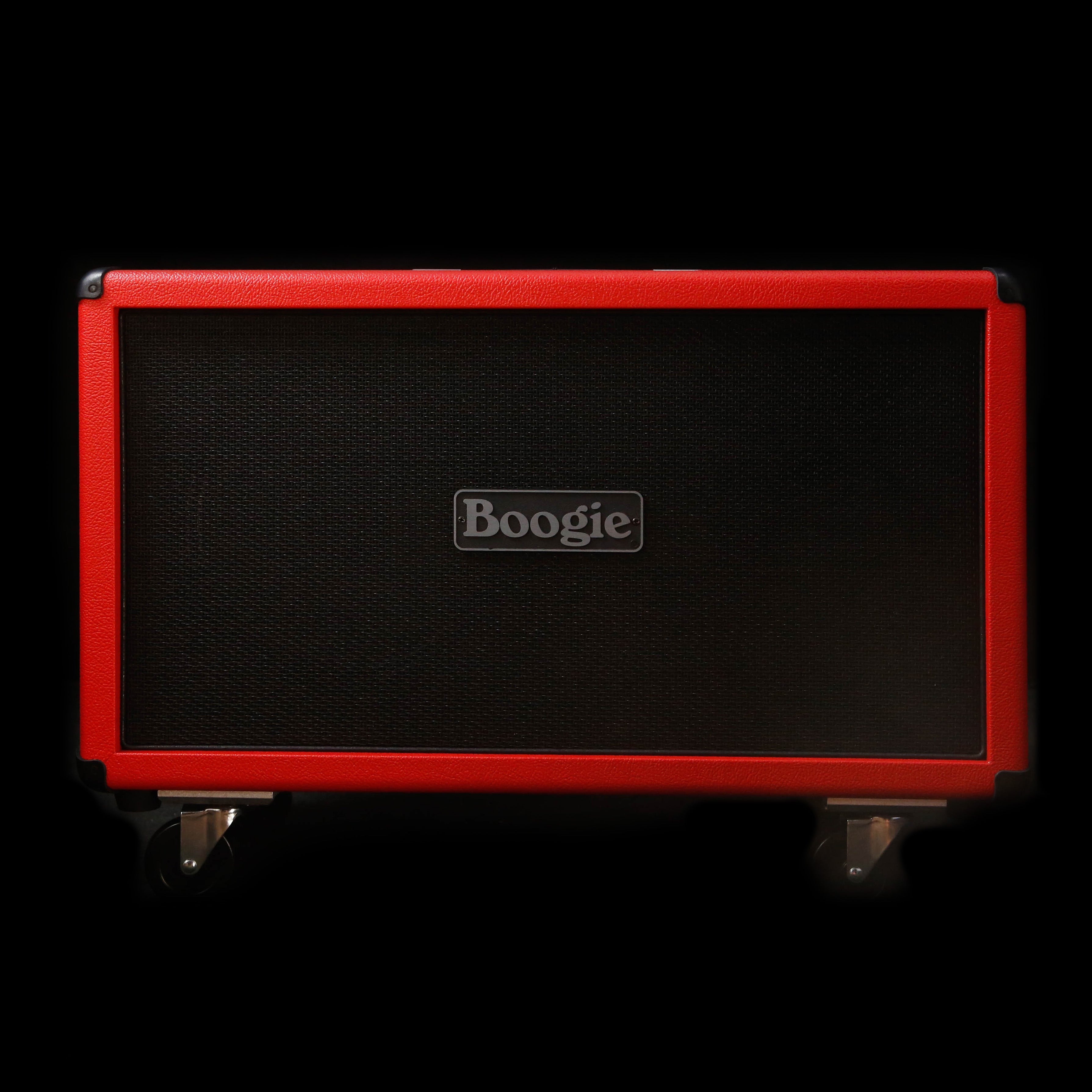 Mesa Boogie 2x12 Recto-Horiz Guitar Cabinet, Custom Red Bronco