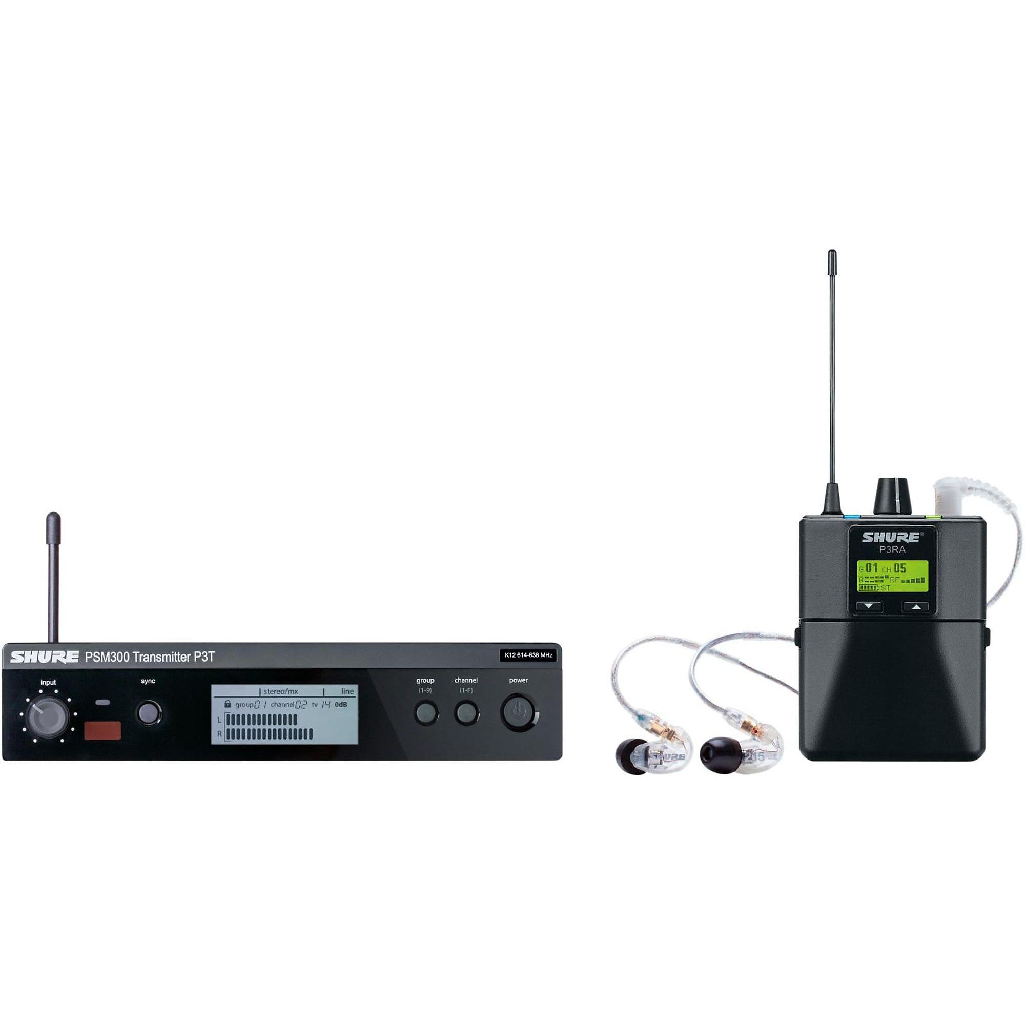 Shure PSM300 P3TRA215CL Wireless In-ear Monitor System - G20 Band