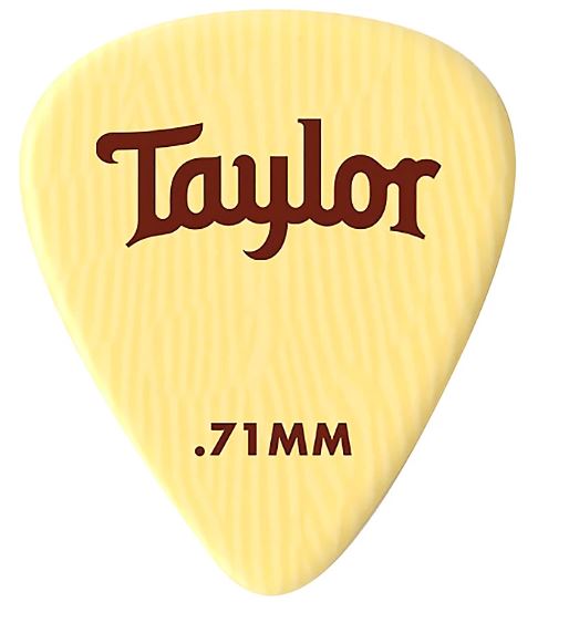 Taylor Premium 351 Ivoroid Picks, 0.71mm 6-Pack - 70736-6