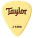 Taylor Premium 351 Ivoroid Picks, 0.71mm 6-Pack - 70736-6