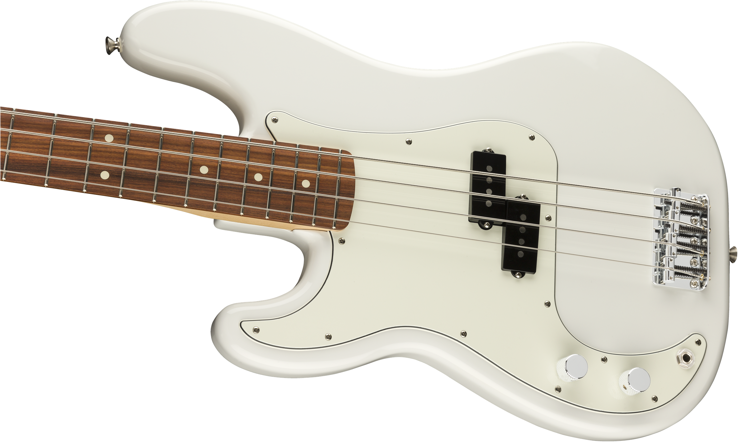 Fender Player Precision Bass Left-Handed, Pau Ferro Fb, Polar White