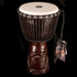 Meinl Percussion 10" Professional Wood Djembe, African Queen Carving