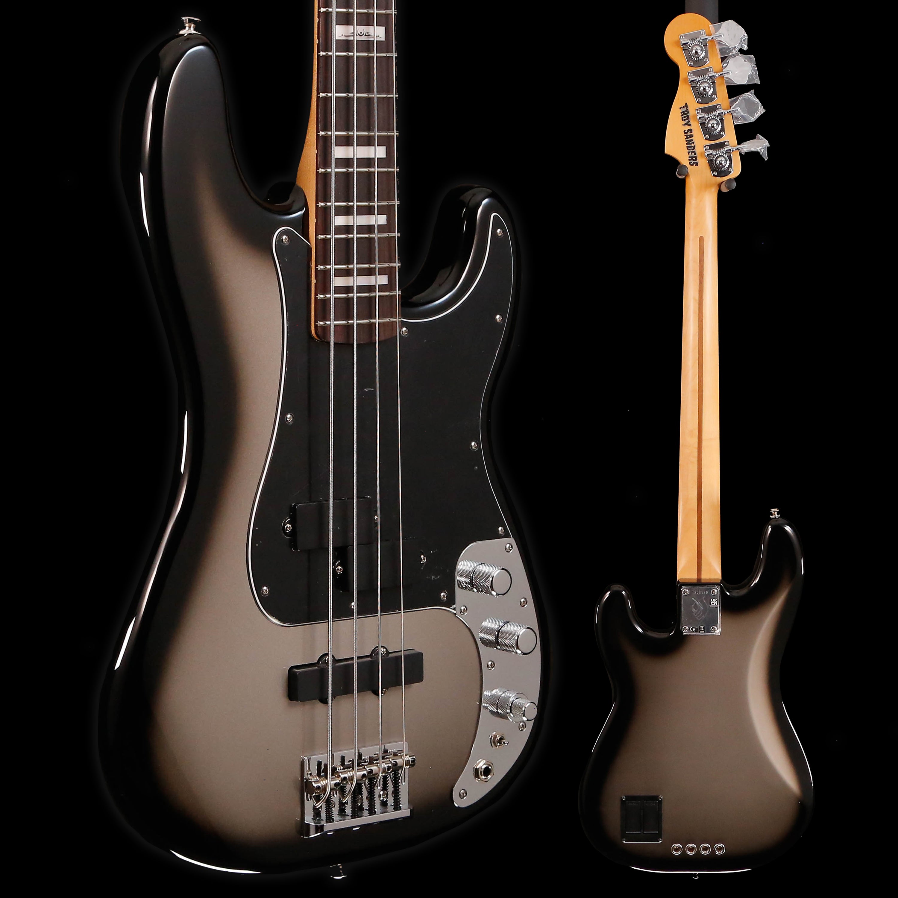 Fender Troy Sanders Precision Bass 4-string, Silverburst