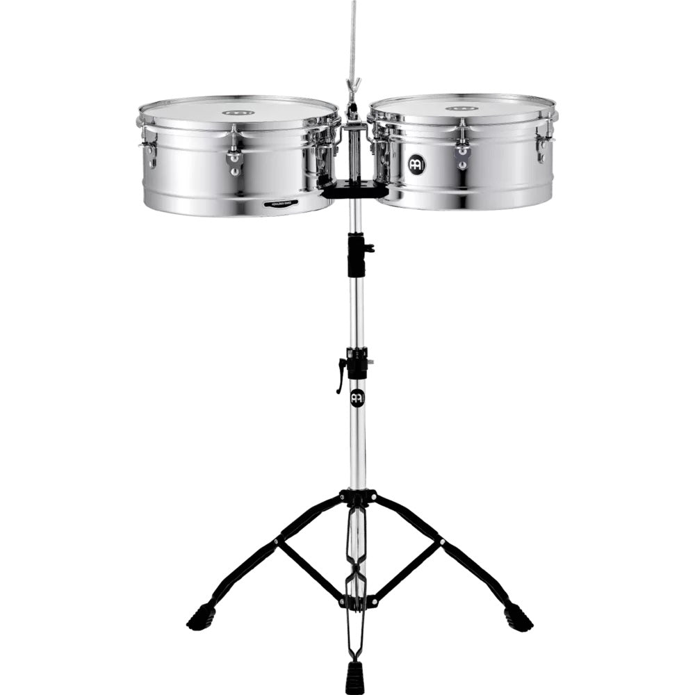 Meinl Percussion Headliner Timbales, Chrome, 13" x 14"