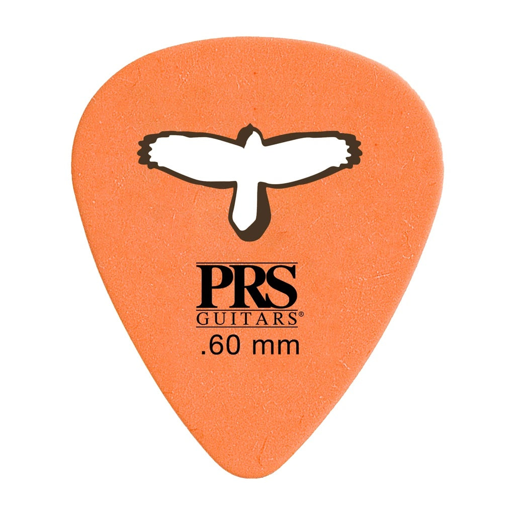 PRS Orange Delrin ''Punch'' Picks .60mm, 12pk