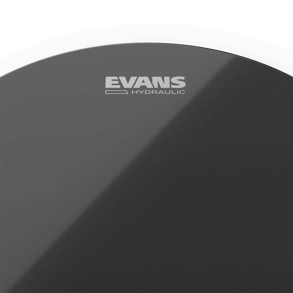 Evans Hydraulic Black Drum Head, 14 Inch