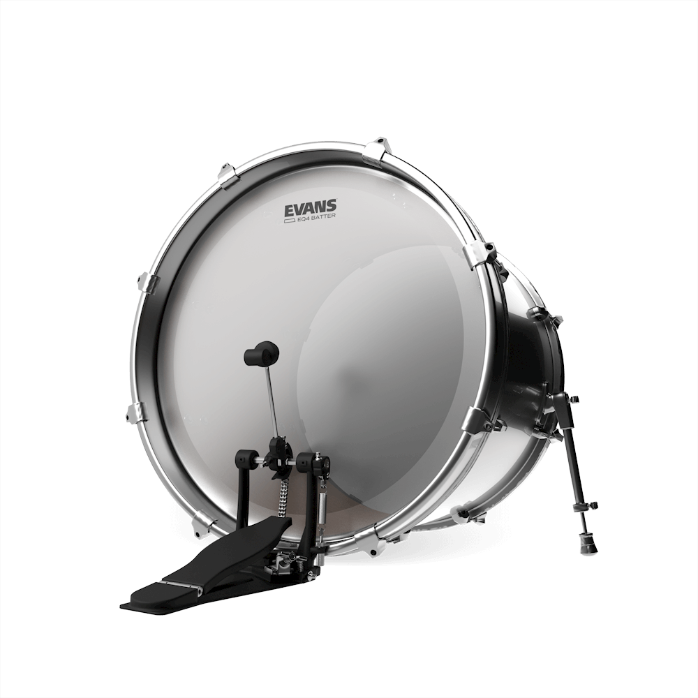 Evans EQ4 Frosted Bass Drum Head 22''