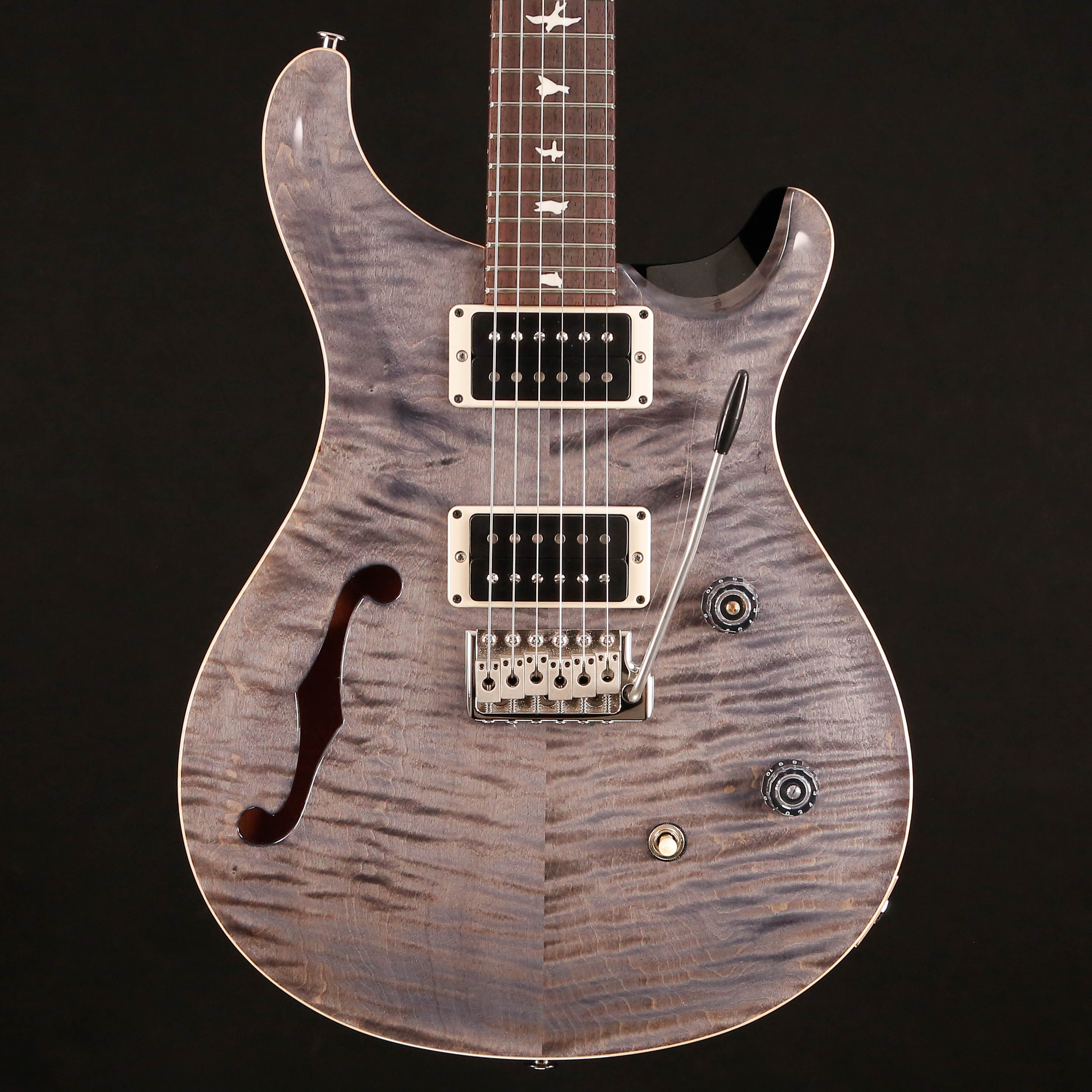 PRS Paul Reed Smith CE24 Semi-Hollow, Faded Gray Black