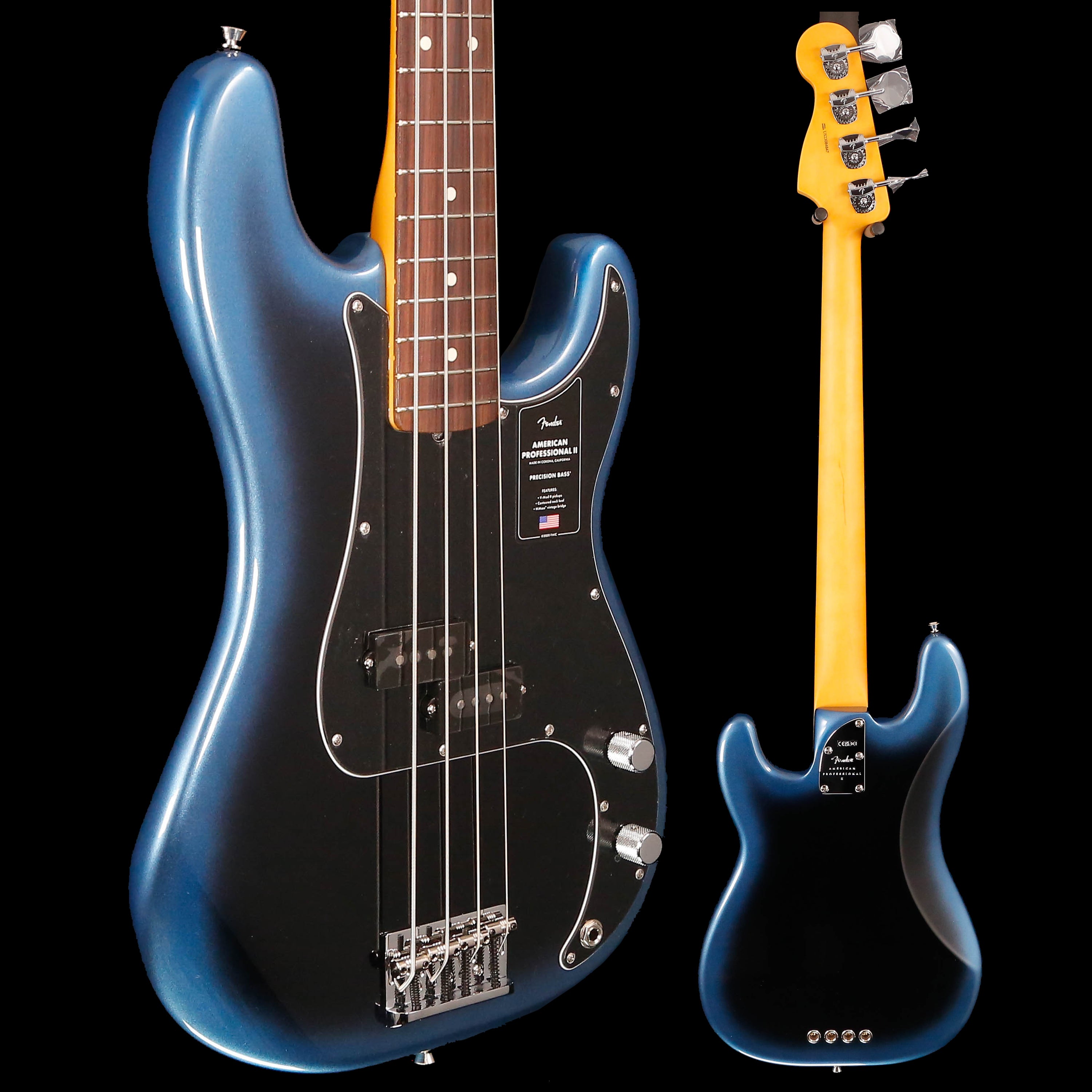 Fender American Professional II Precision Bass, Rosewood Fb, Dark Night
