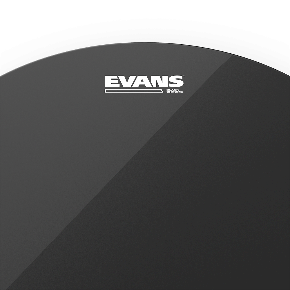 Evans Black Chrome Drum Head 16''