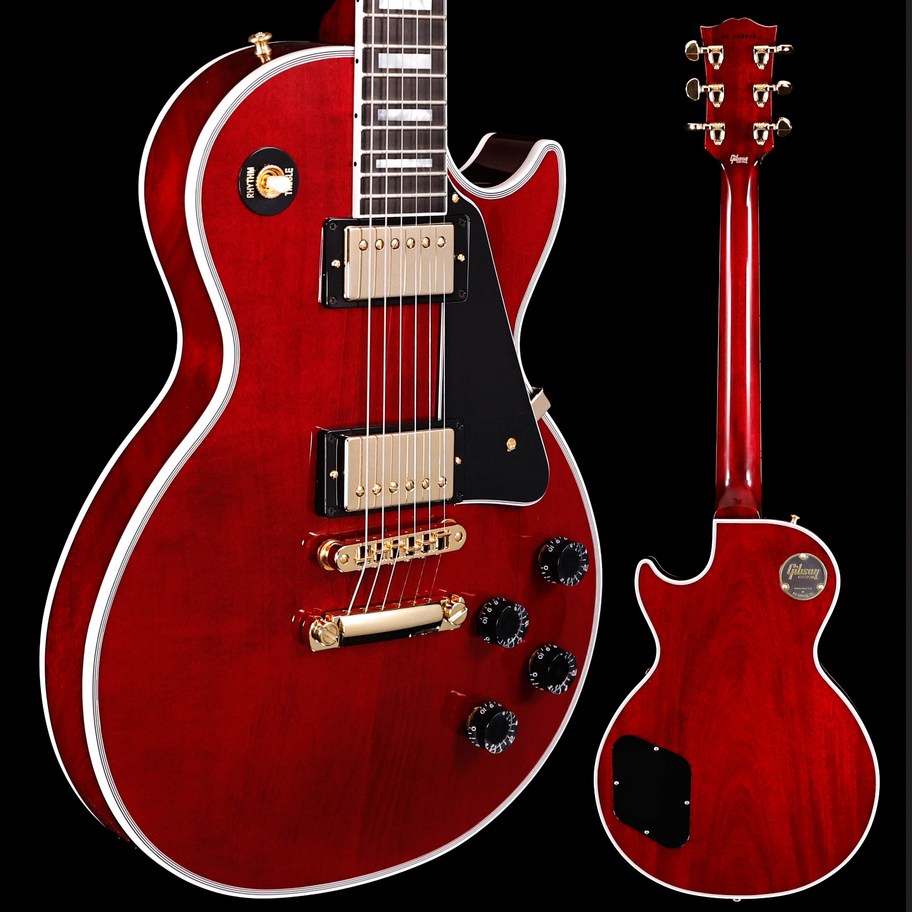 Gibson Les Paul Custom, Red Wine Gloss, Gold Hardware 10lbs 3.5oz