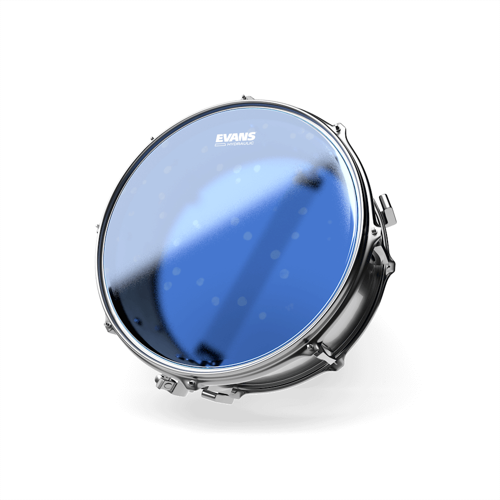Evans Hydraulic Blue Snare Batter Drum Head, 14 Inch