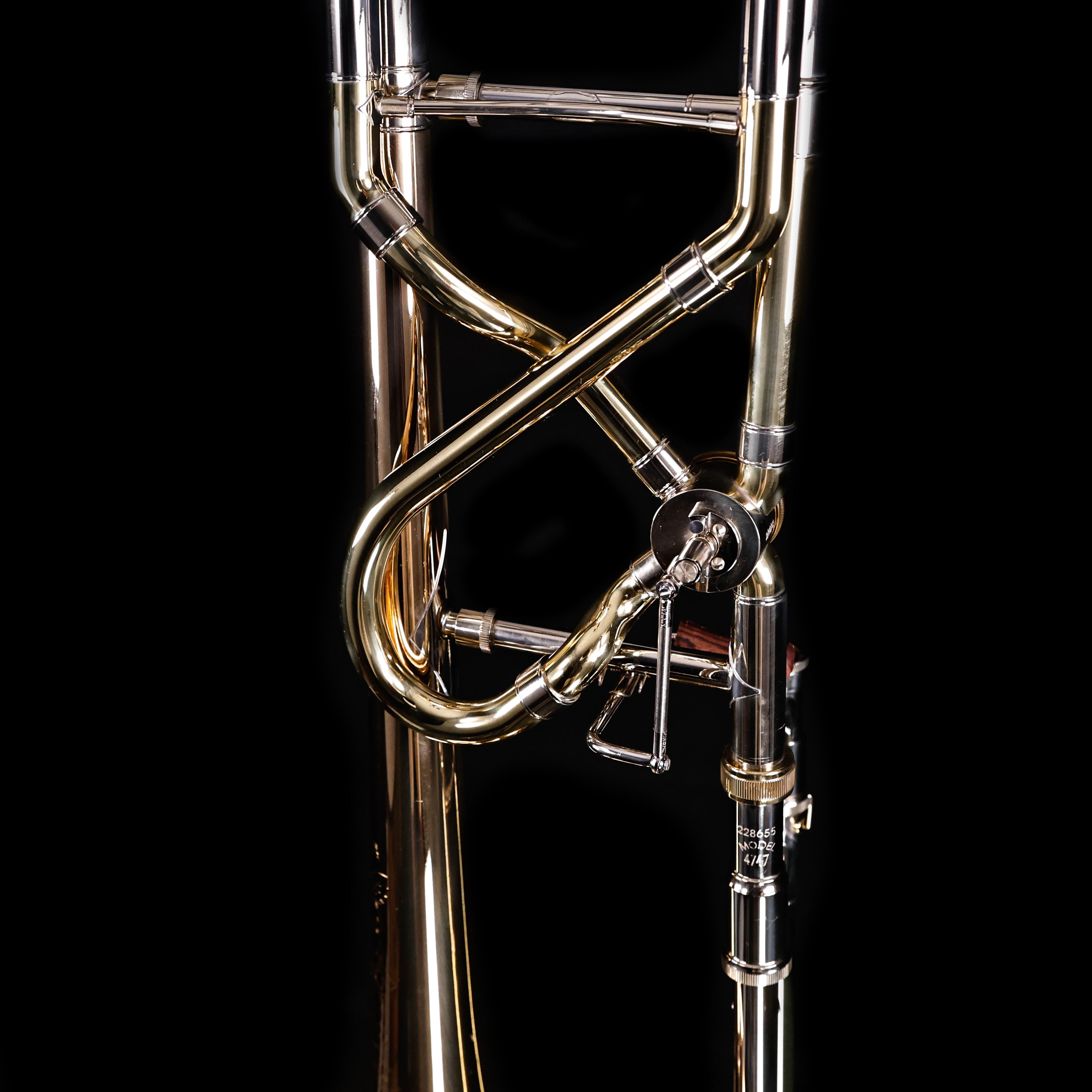 Bach A47XPS Peter Steiner Signature Professional F Attachment Tenor Trombone, Clear Lacquer w Artisan X Wrap