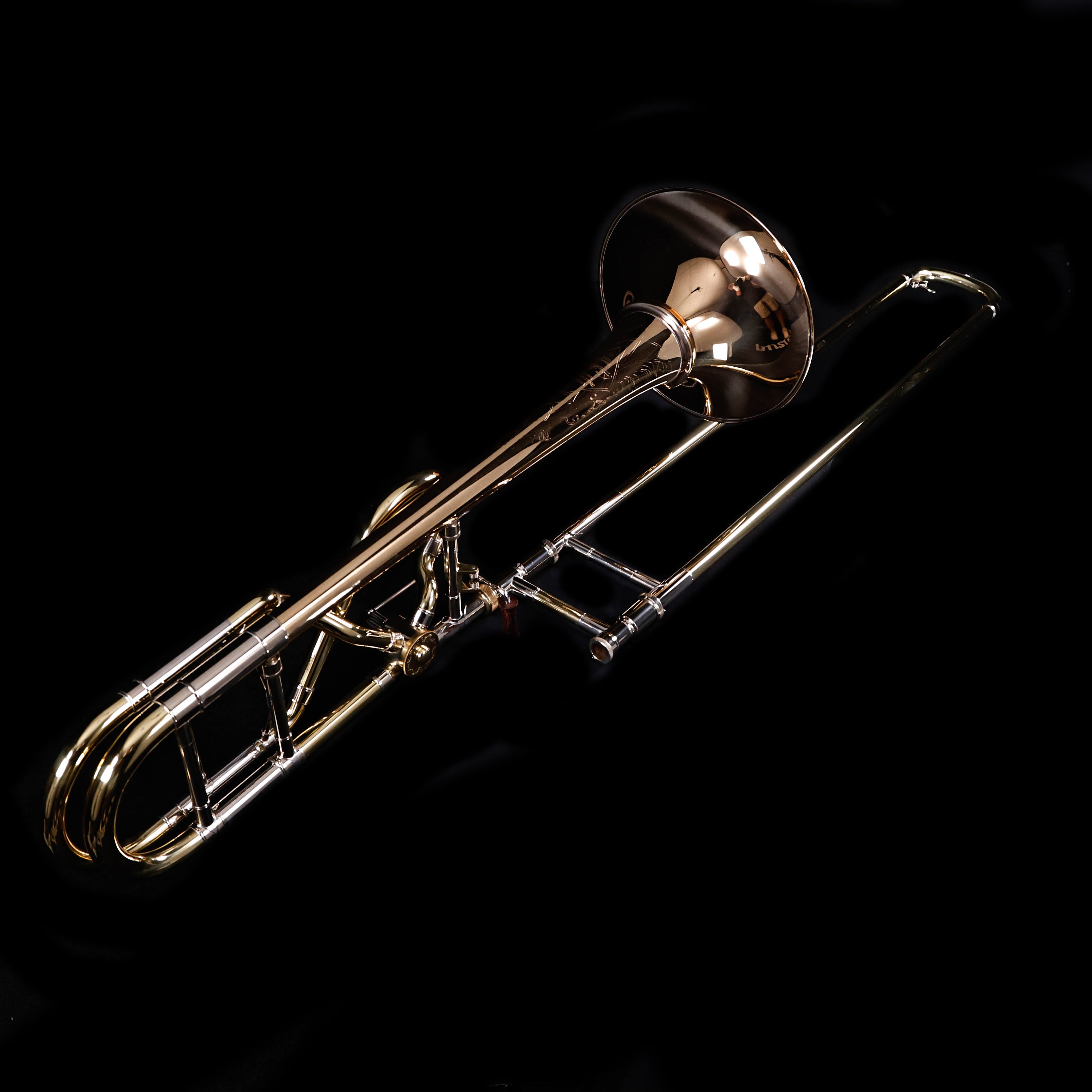 Bach A47XPS Peter Steiner Signature Professional F Attachment Tenor Trombone, Clear Lacquer w Artisan X Wrap