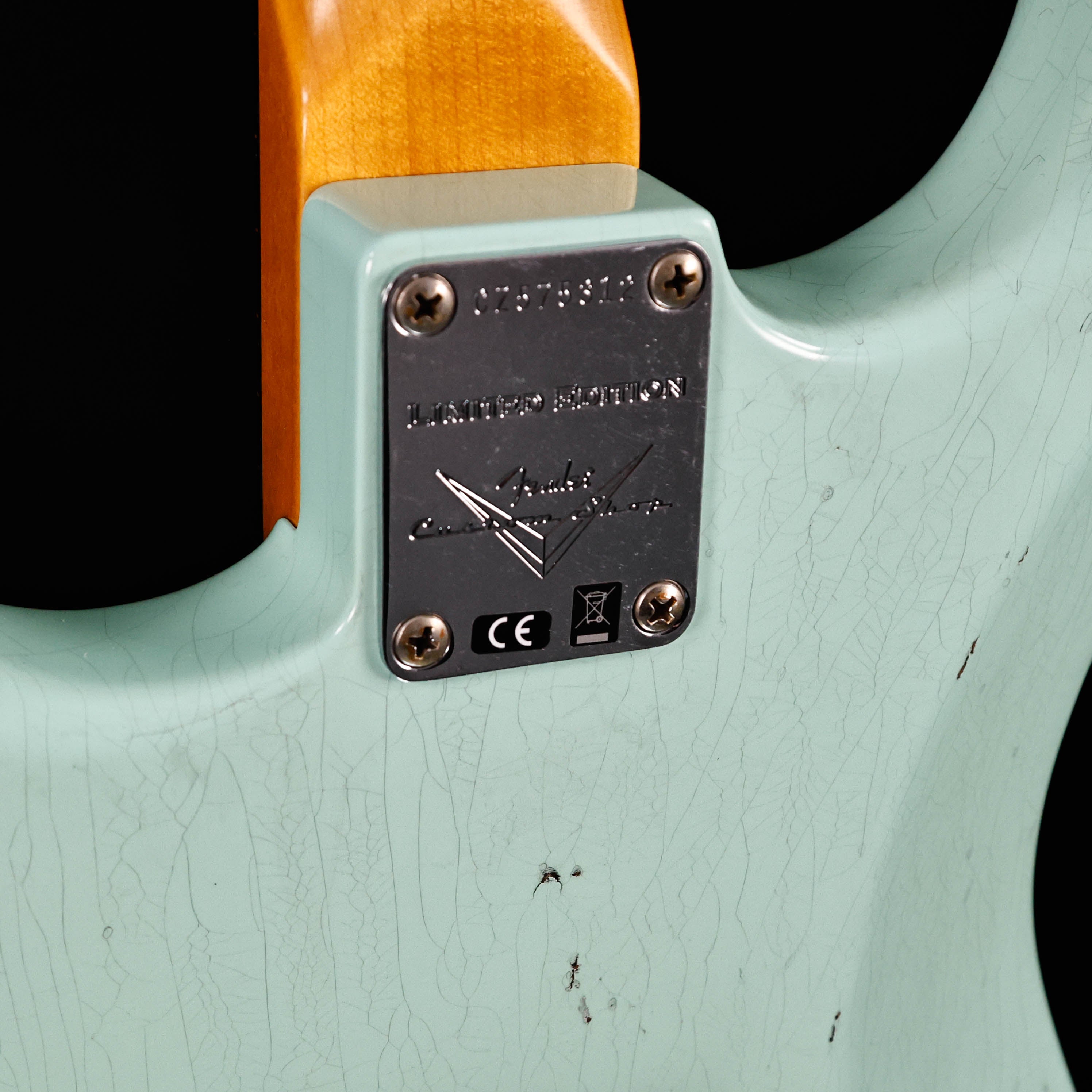 Fender Custom Shop 1960 Stratocaster Journeyman, Faded Surf Green 7lbs 10.4oz
