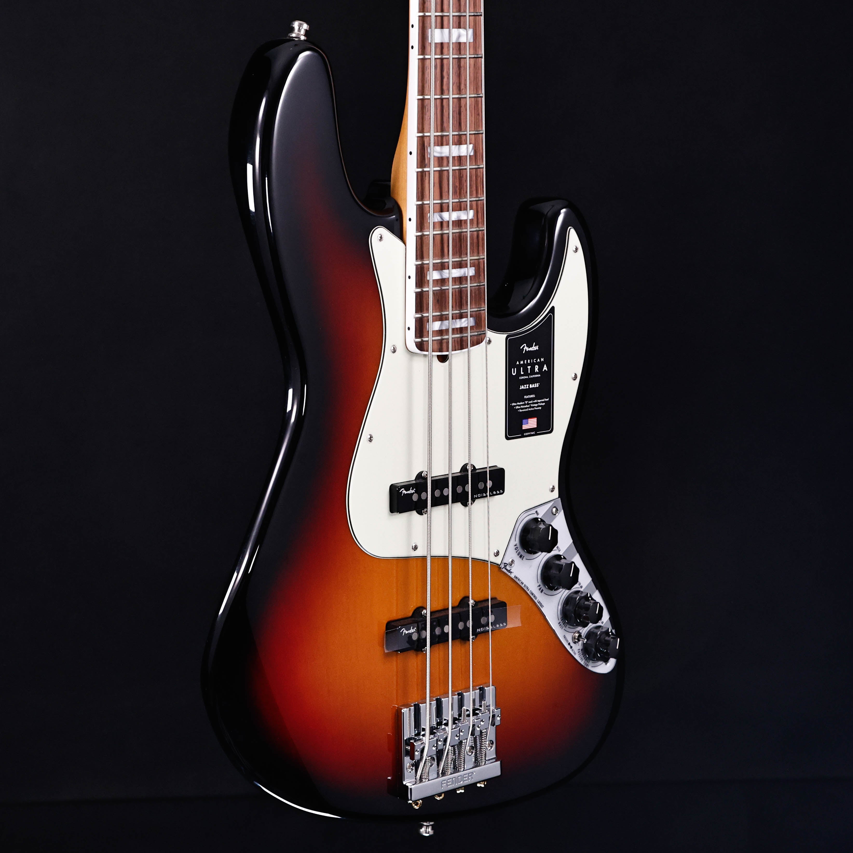 Fender American Ultra Jazz Bass V, Rosewood Fb, Ultraburst 9lbs 6.9oz