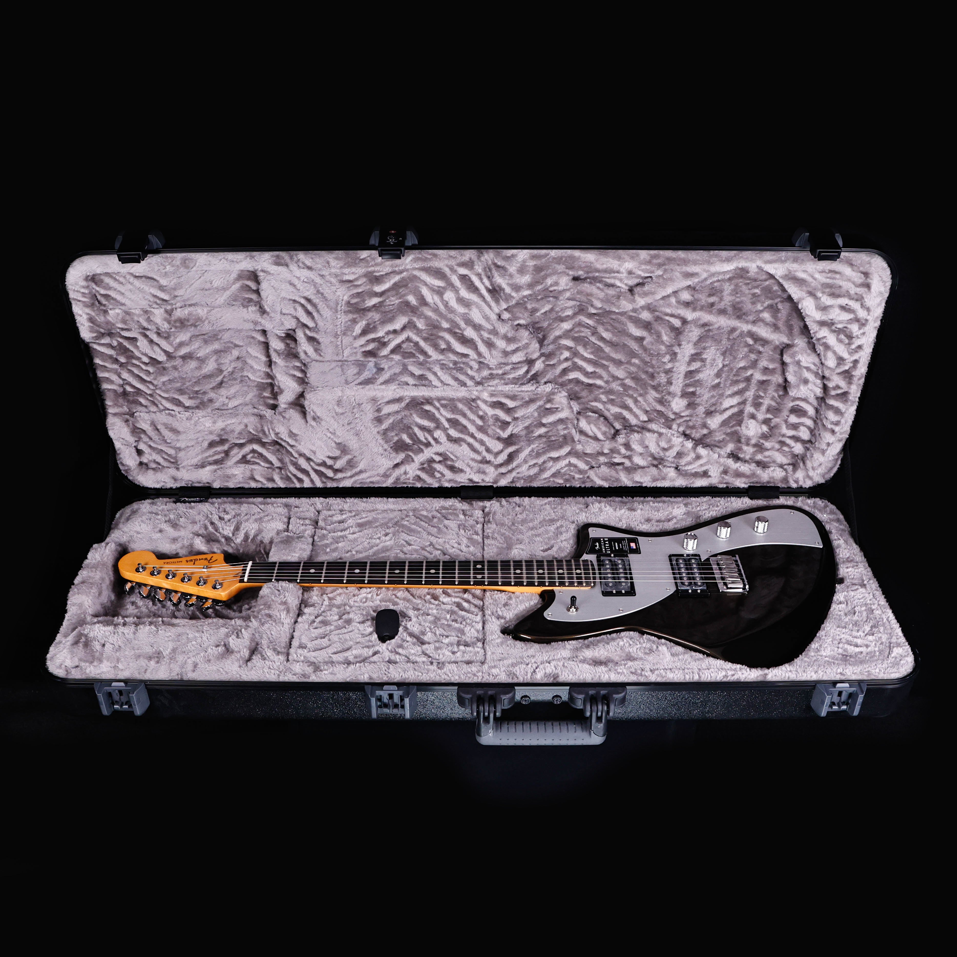 NEW! Fender  American Ultra II Meteora, Ebony Fb, Texas Tea w Case/Candy!