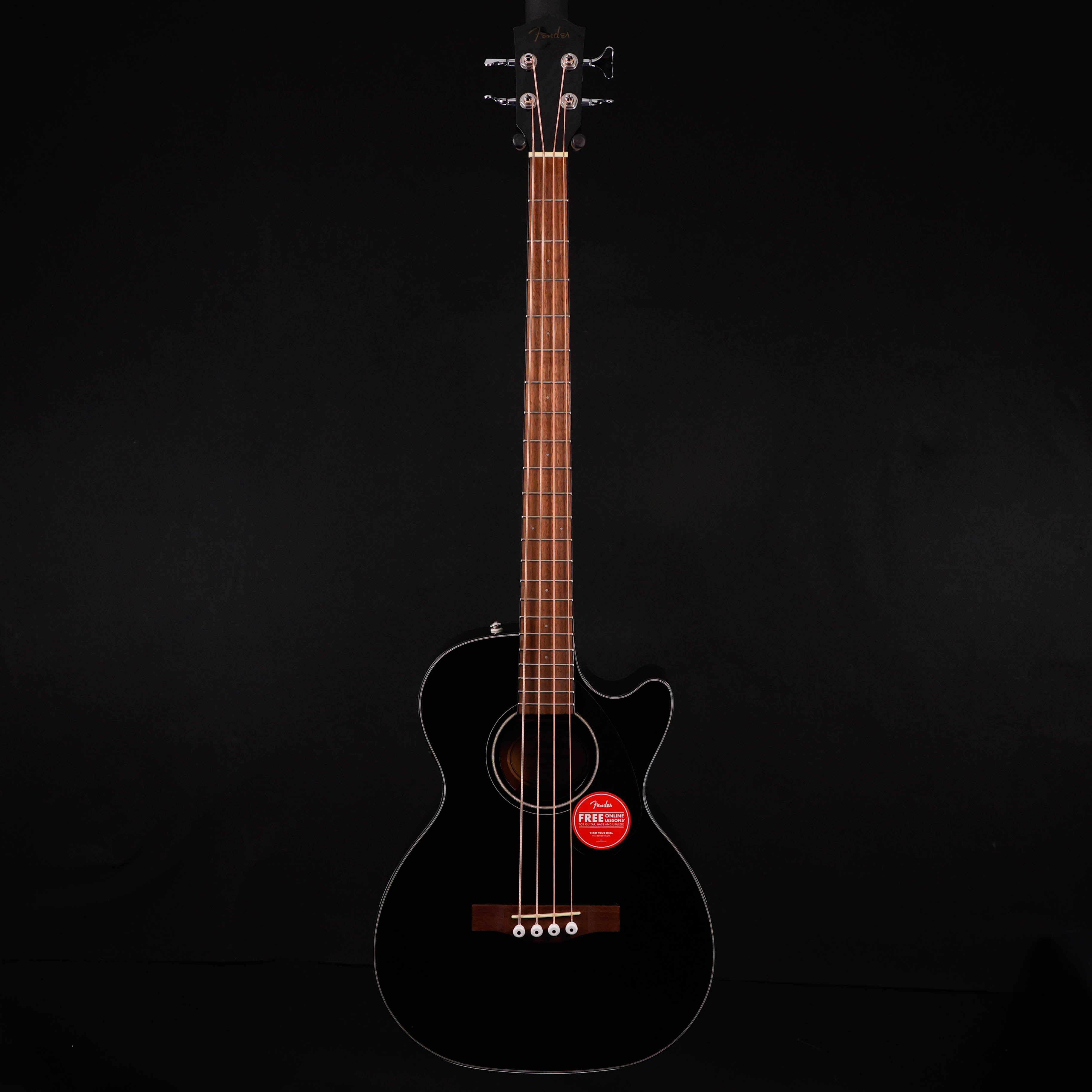 Fender CB-60SCE Bass, Laurel Fb, Black
