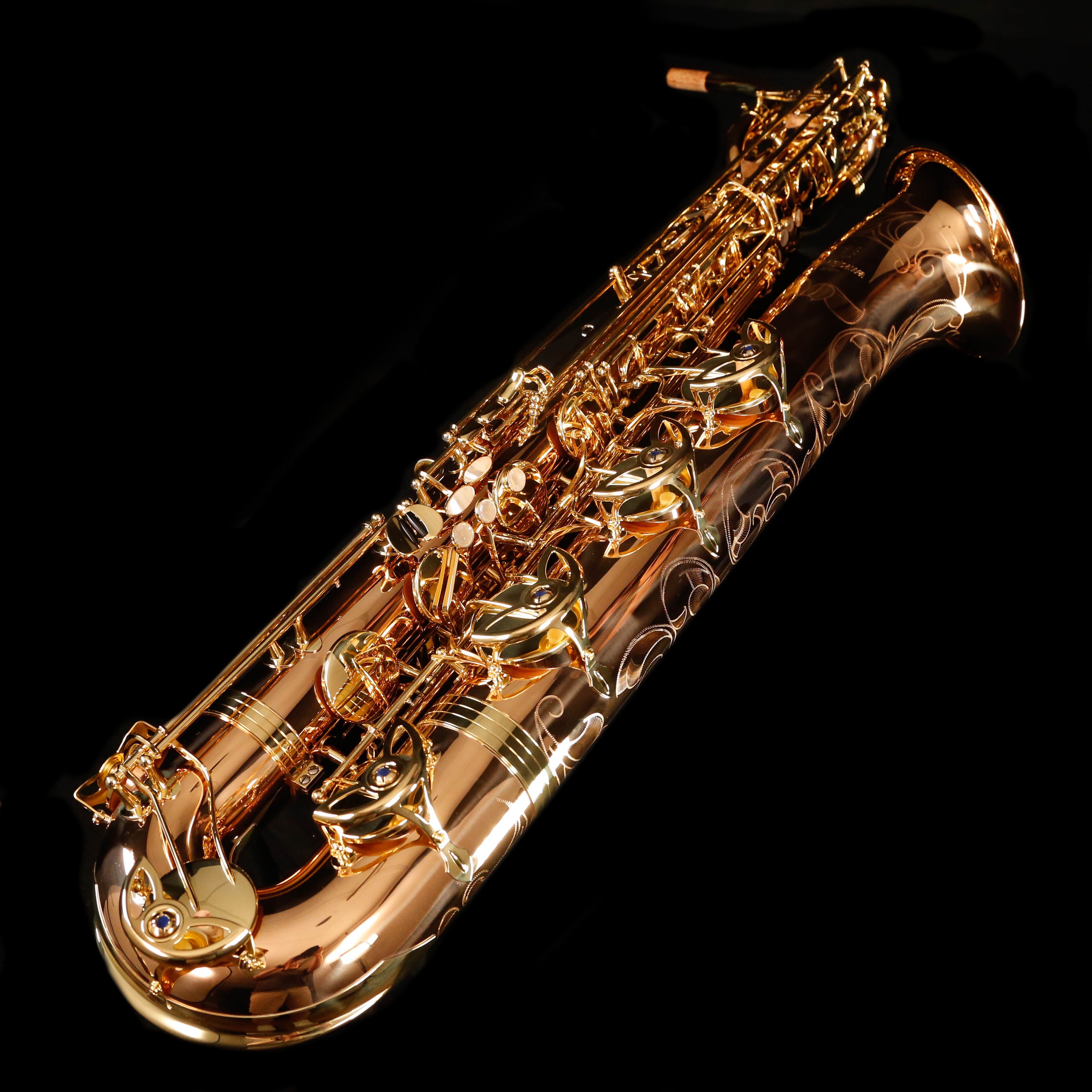 Yanagisawa BWO20 Eb Baritone Saxophone, Bronze, Hand-Engraved Bell