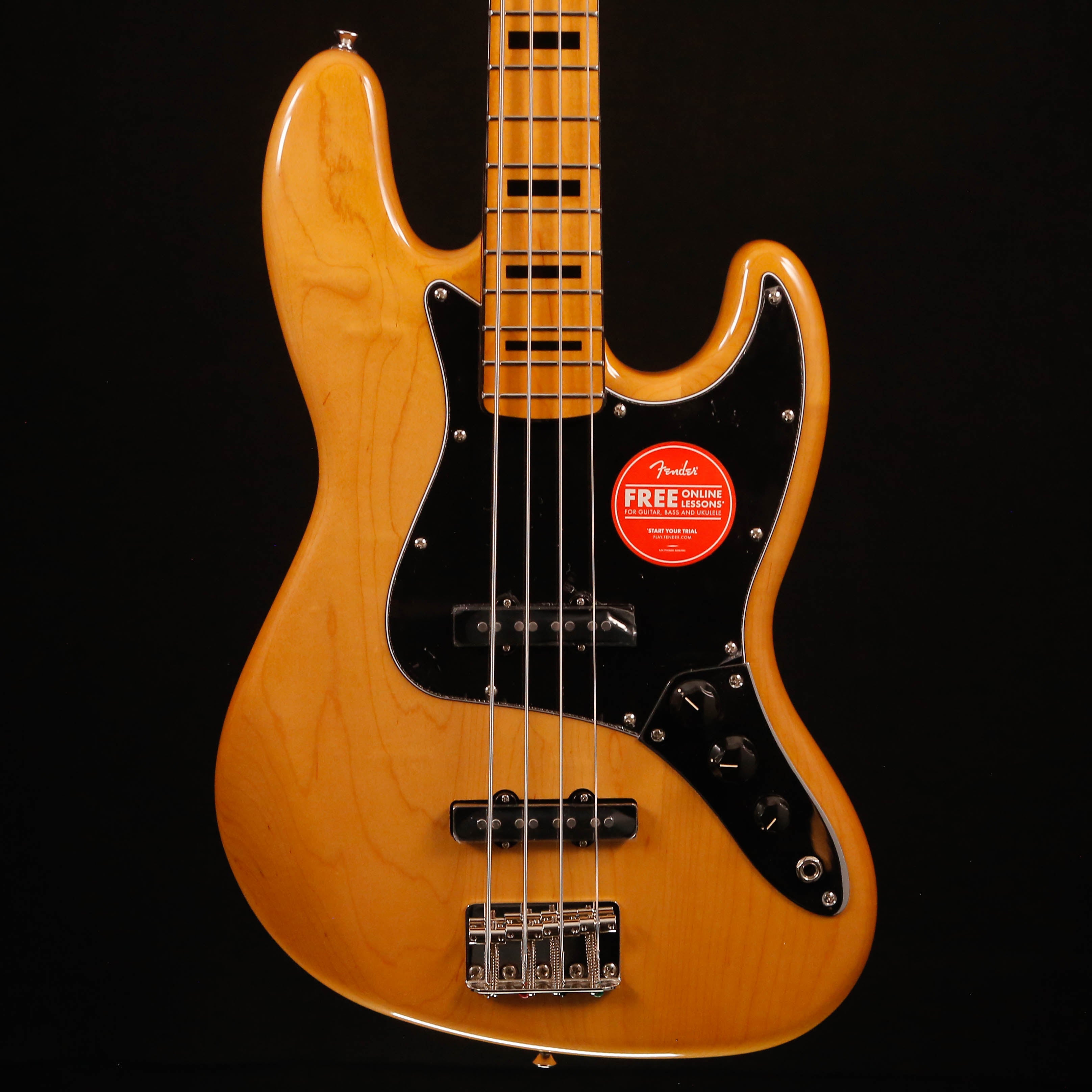 Squier Classic Vibe 70s Jazz Bass, Maple Fb, Natural