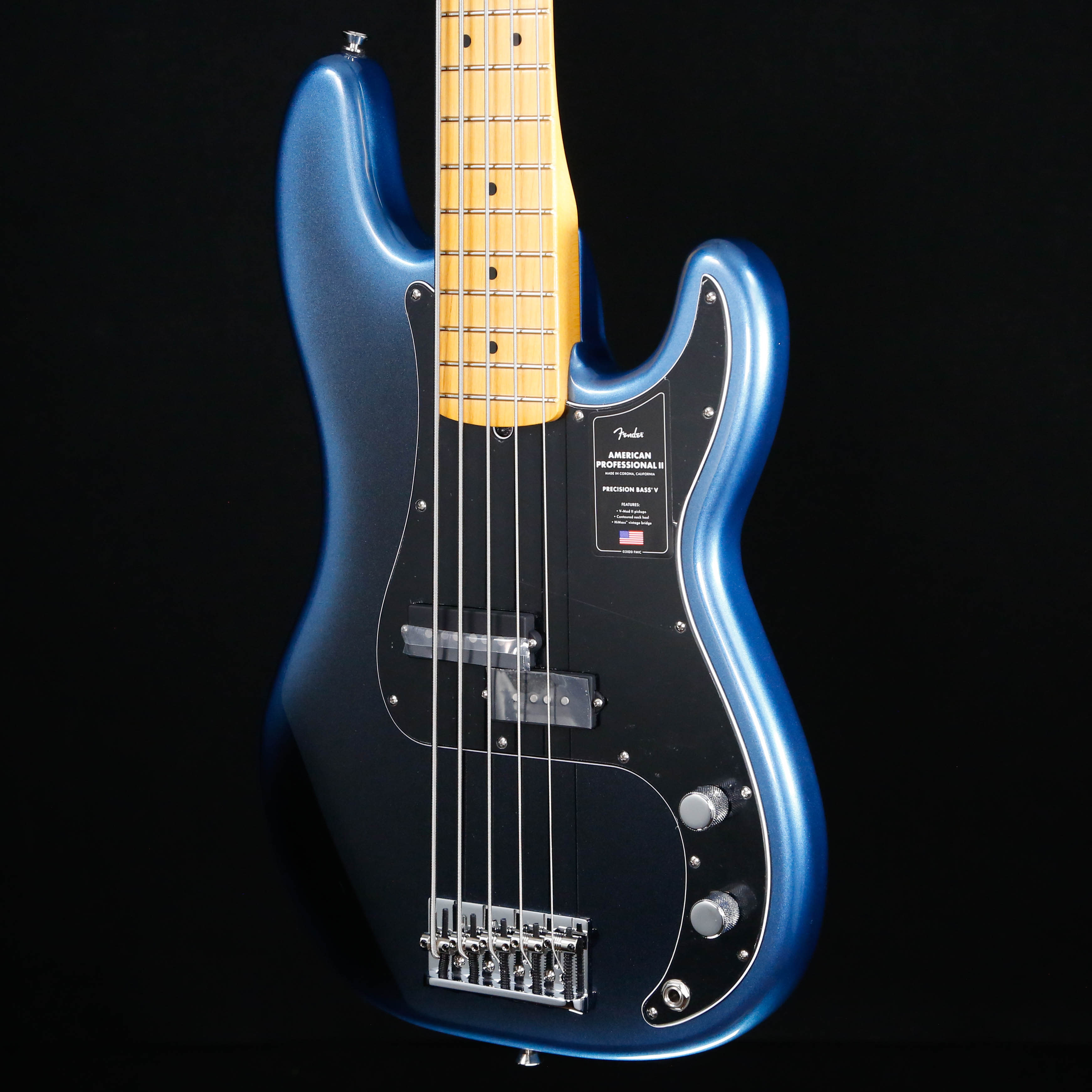 Fender American Professional II Precision Bass V, Mpl Fb, Dark Night