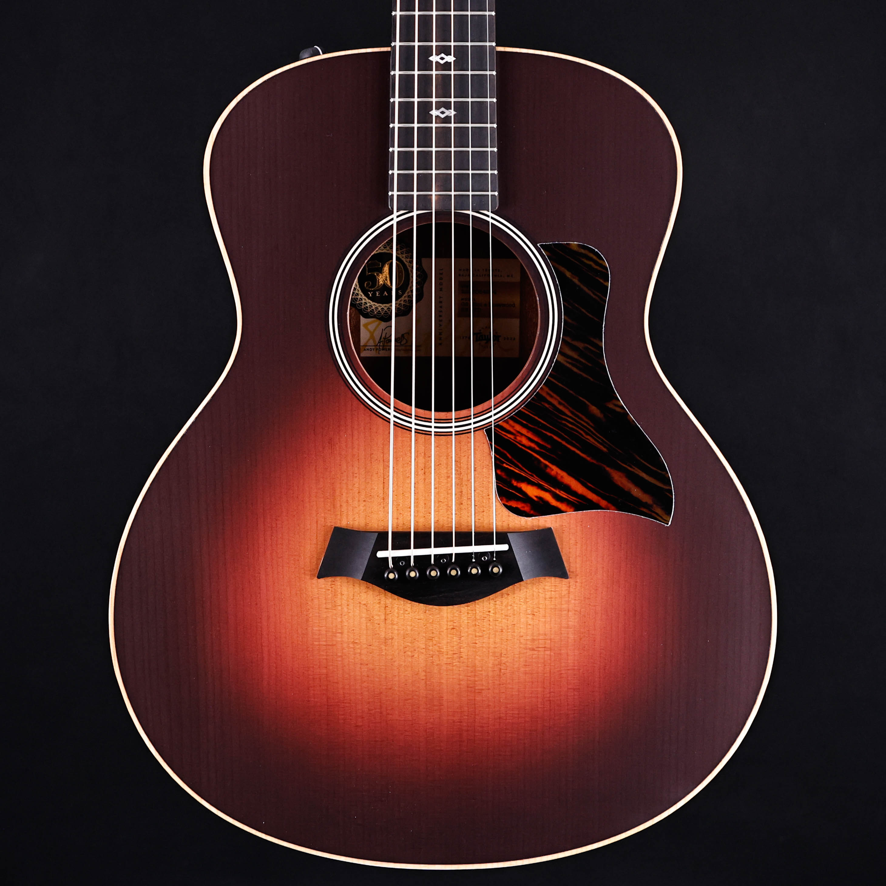 Taylor 50th-anniversary GS Mini-e Rosewood Acoustic-Electric, Custom Burst
