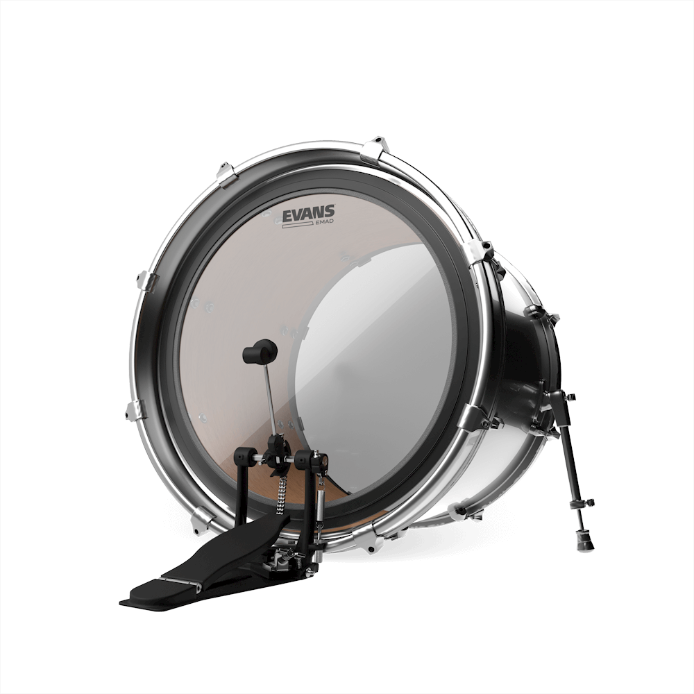 Evans EMAD Clear Bass Drum Head, 22 Inch