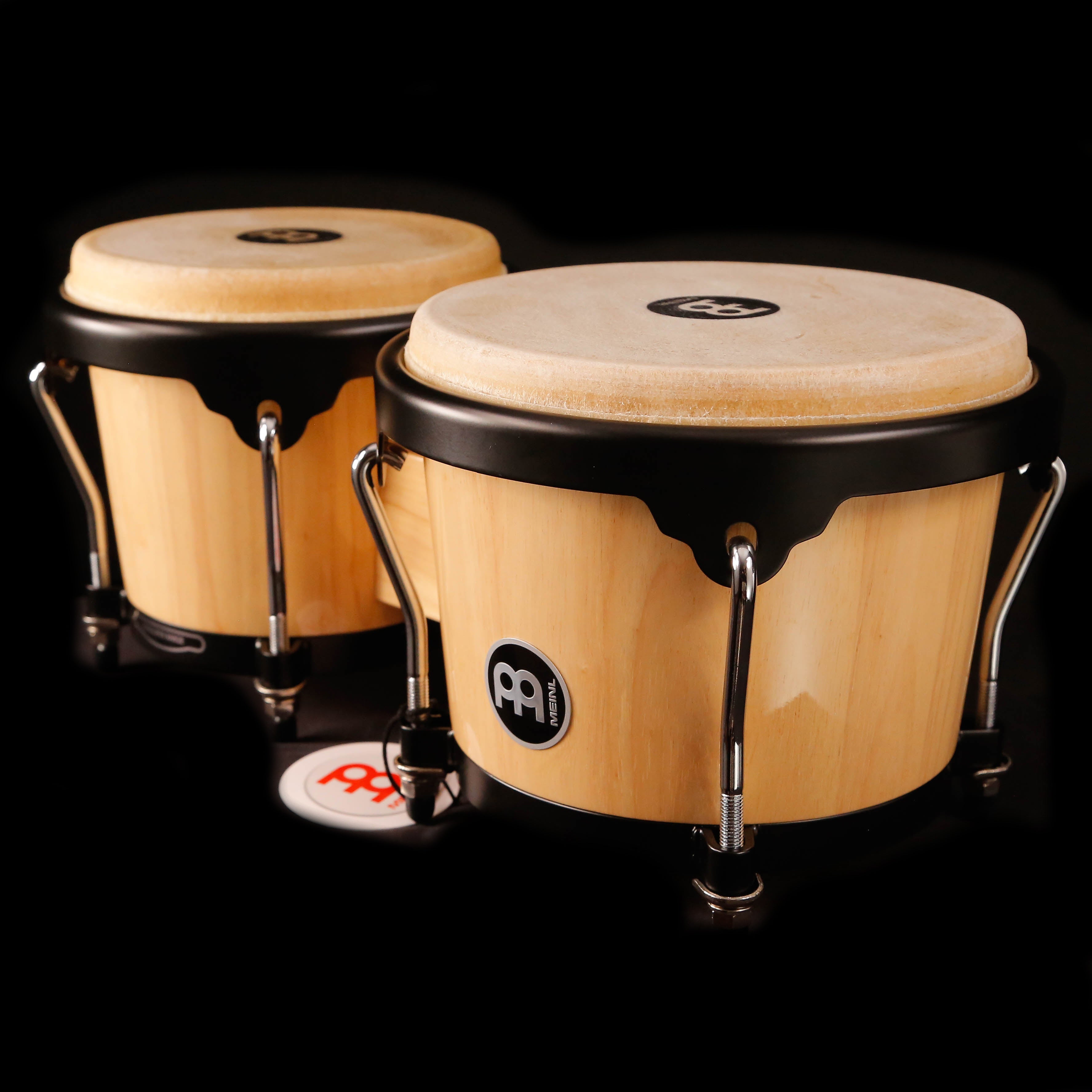 Meinl Percussion Headliner Wood Bongos, Natural Finish – Melody