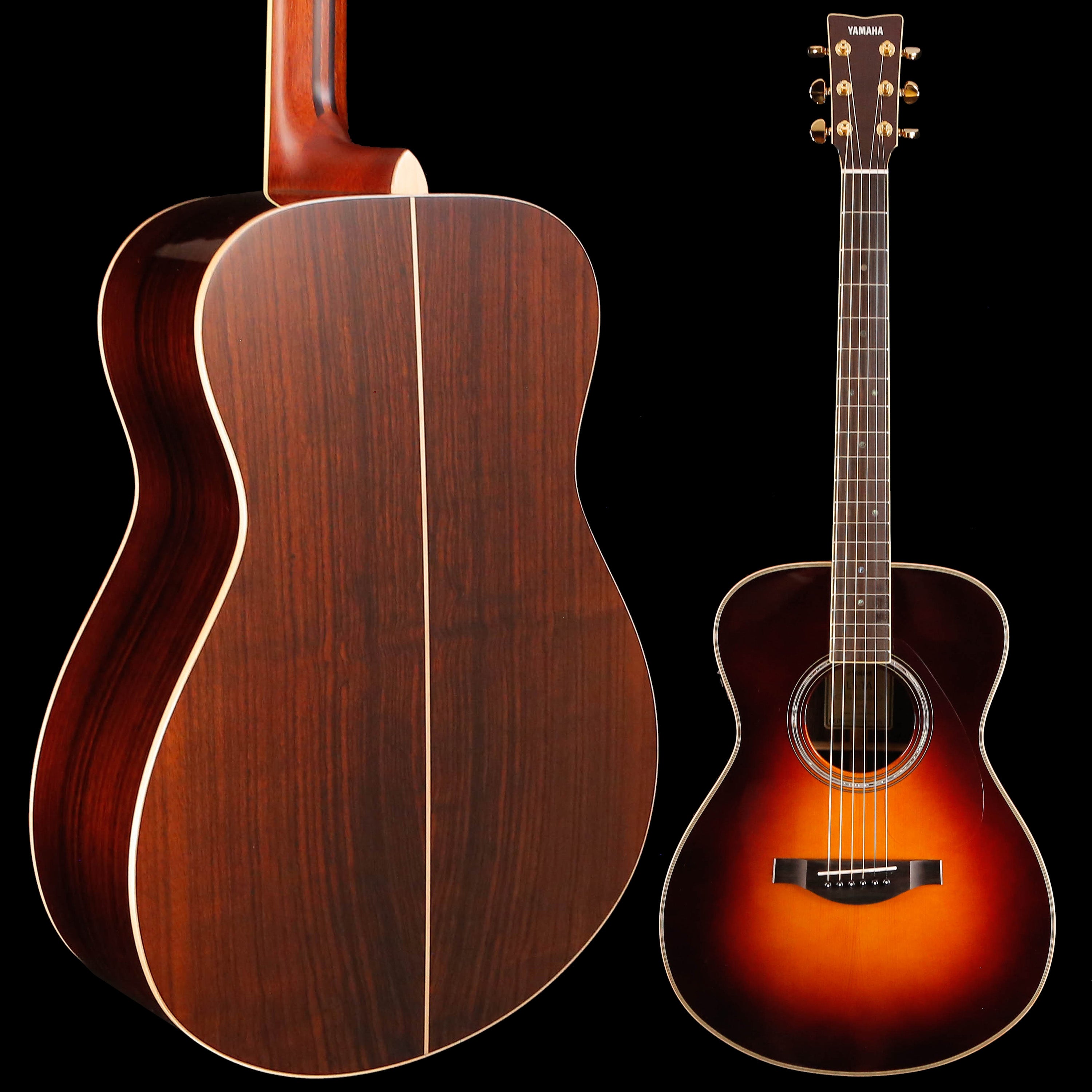 Yamaha LS-TA BS TransAcoustic LS Guitar, Brown Sunburst