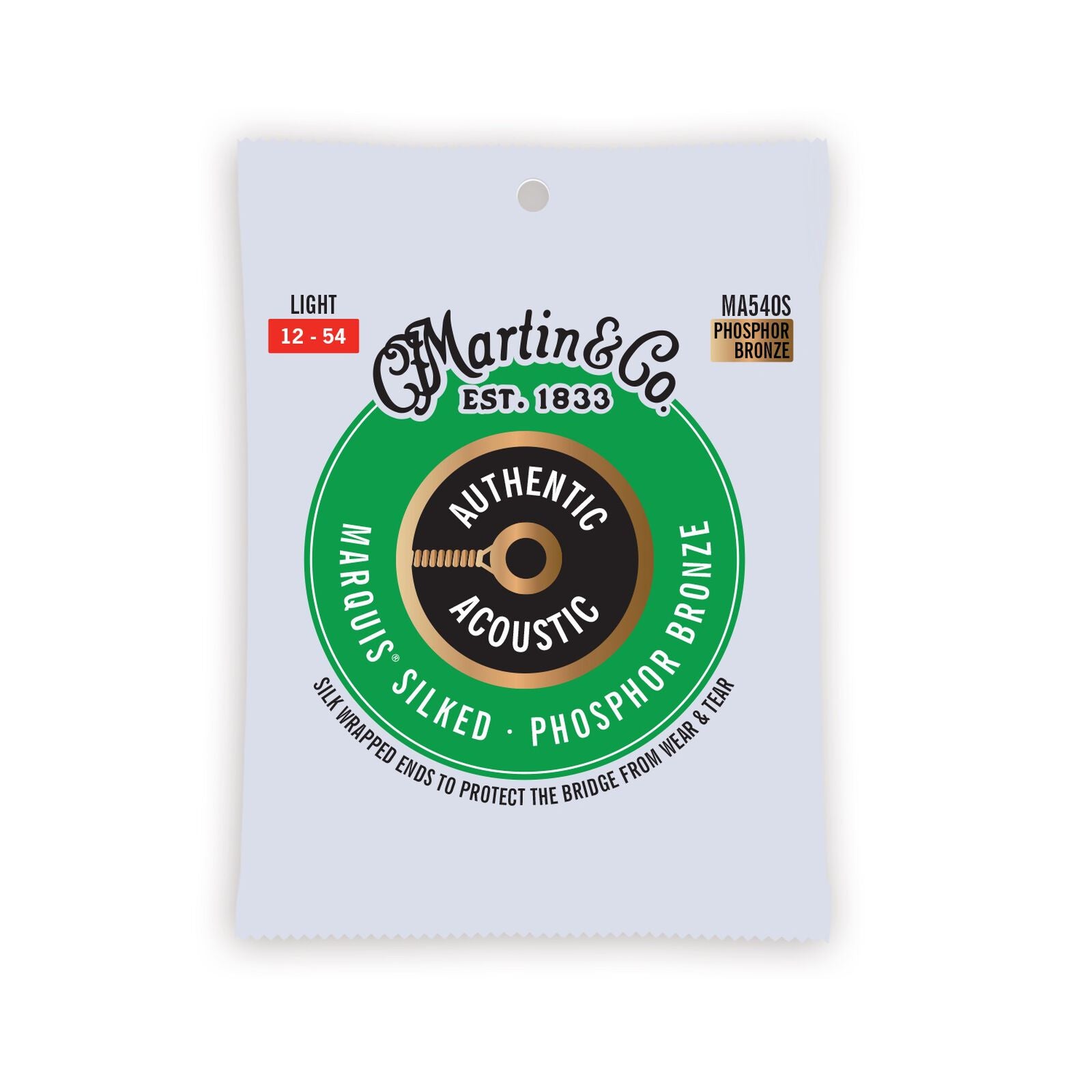 Martin Authentic Acoustic Marquis Silked Strings, 12/54 Phosphor Bronze
