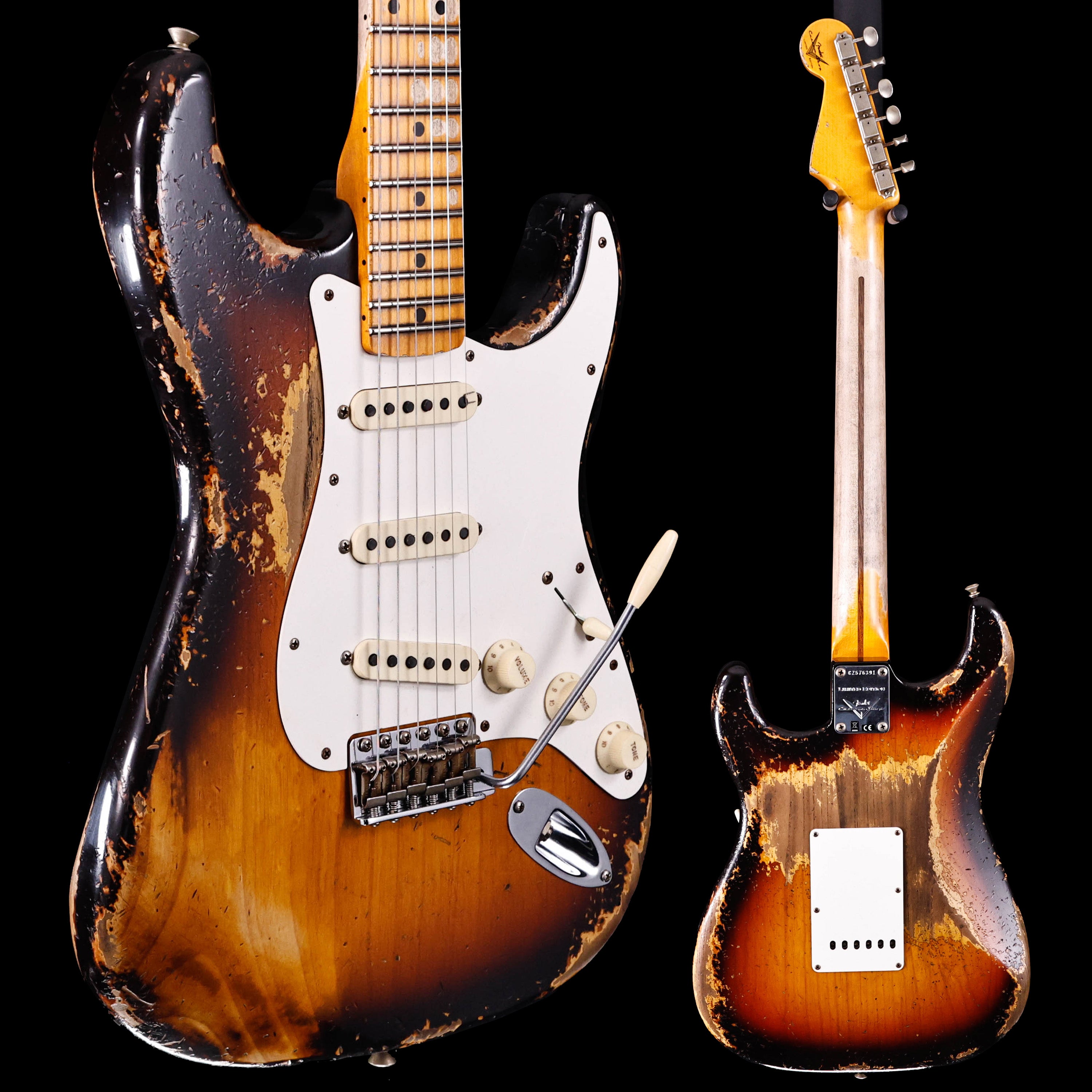 Fender Custom Shop LTD Red Hot Stratocaster Super Heavy, Chocolate 7lbs 2.4oz