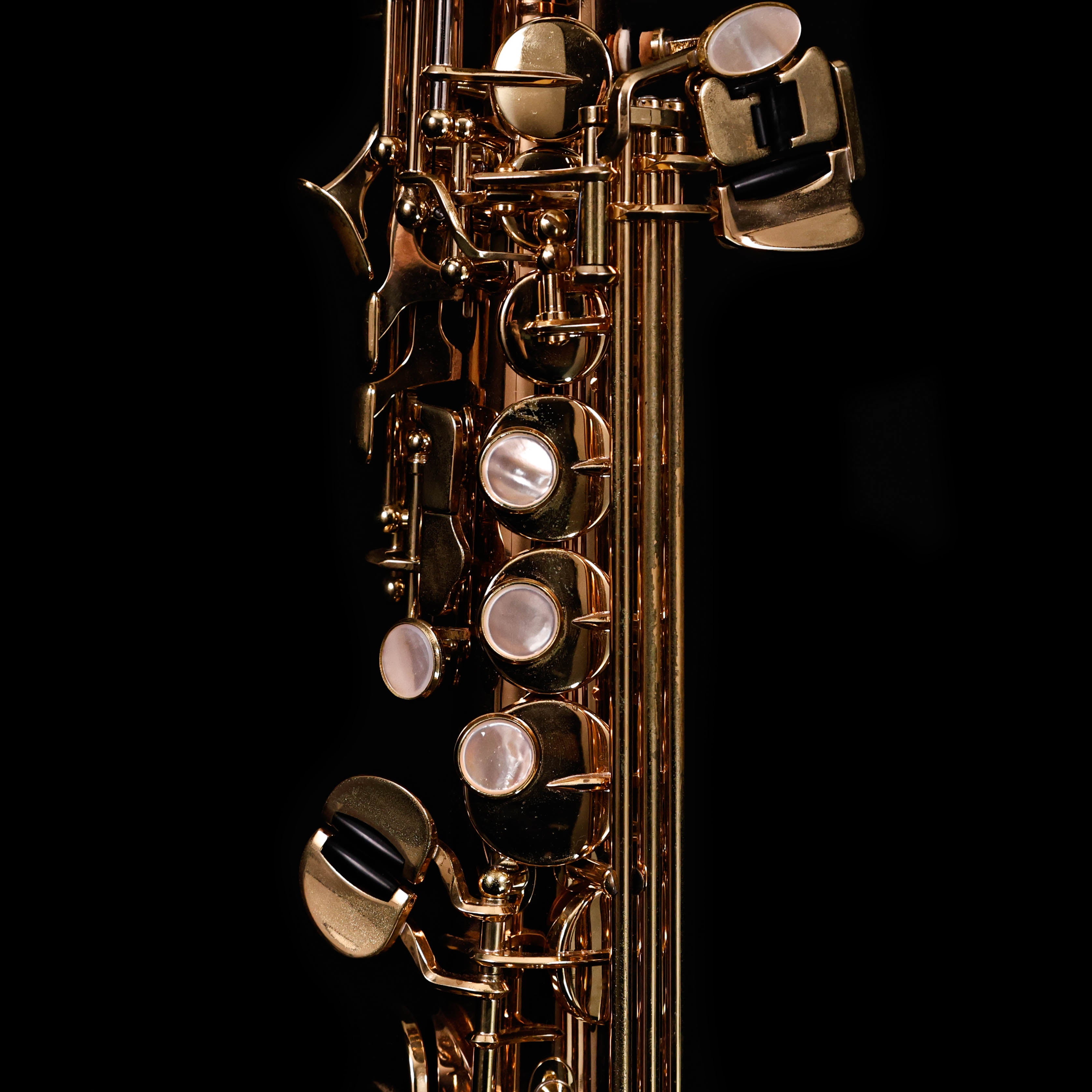 Yanagisawa SWO20 Bb Soprano Saxophone, Bronze, Straight Two-Piece, High F# & G
