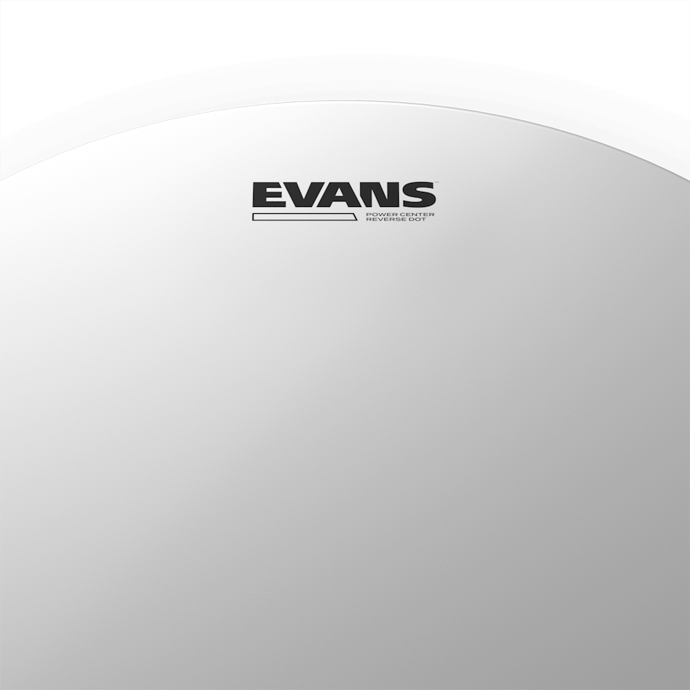 Evans Power Center Reverse Dot Drum Head, 14 Inch