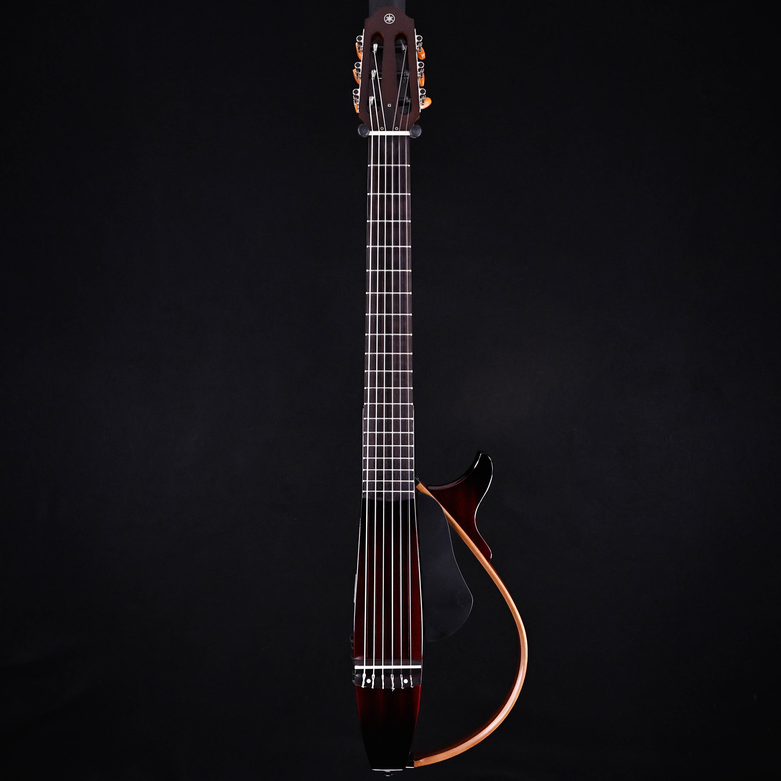 Yamaha SLG200N CRB Nylon String Silent Guitar, Crimson Red Burst 4lbs 6.1oz