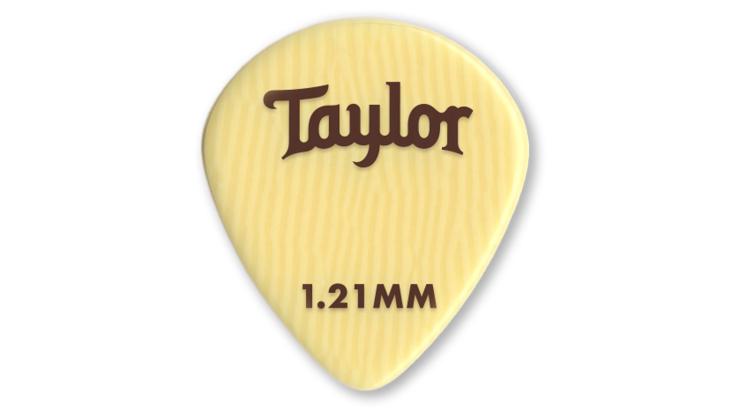 Taylor Premium Darktone 651 Ivoroid Picks, 1.21mm 6-Pack - 70721