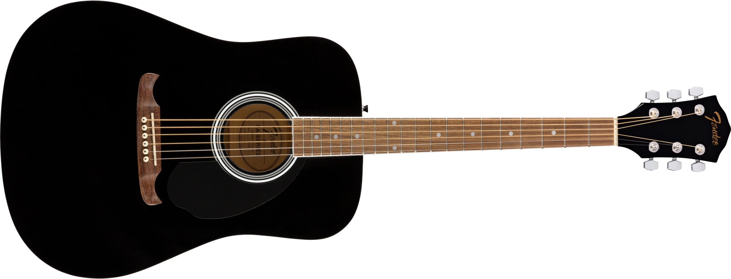 Fender FA-125 Dreadnaught, Walnut Fb, Black