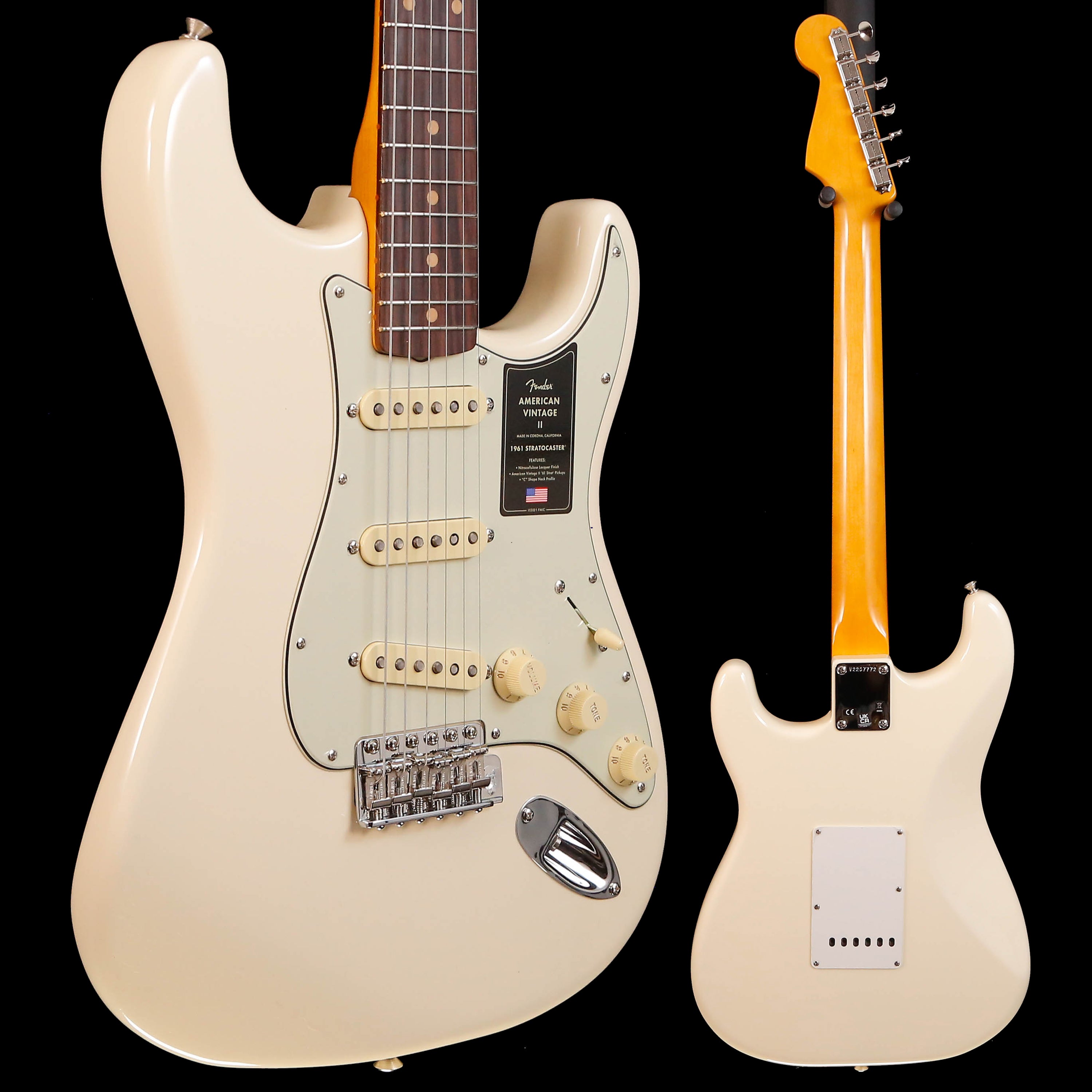 Fender American Vintage II 1961 Stratocaster, Olympic White