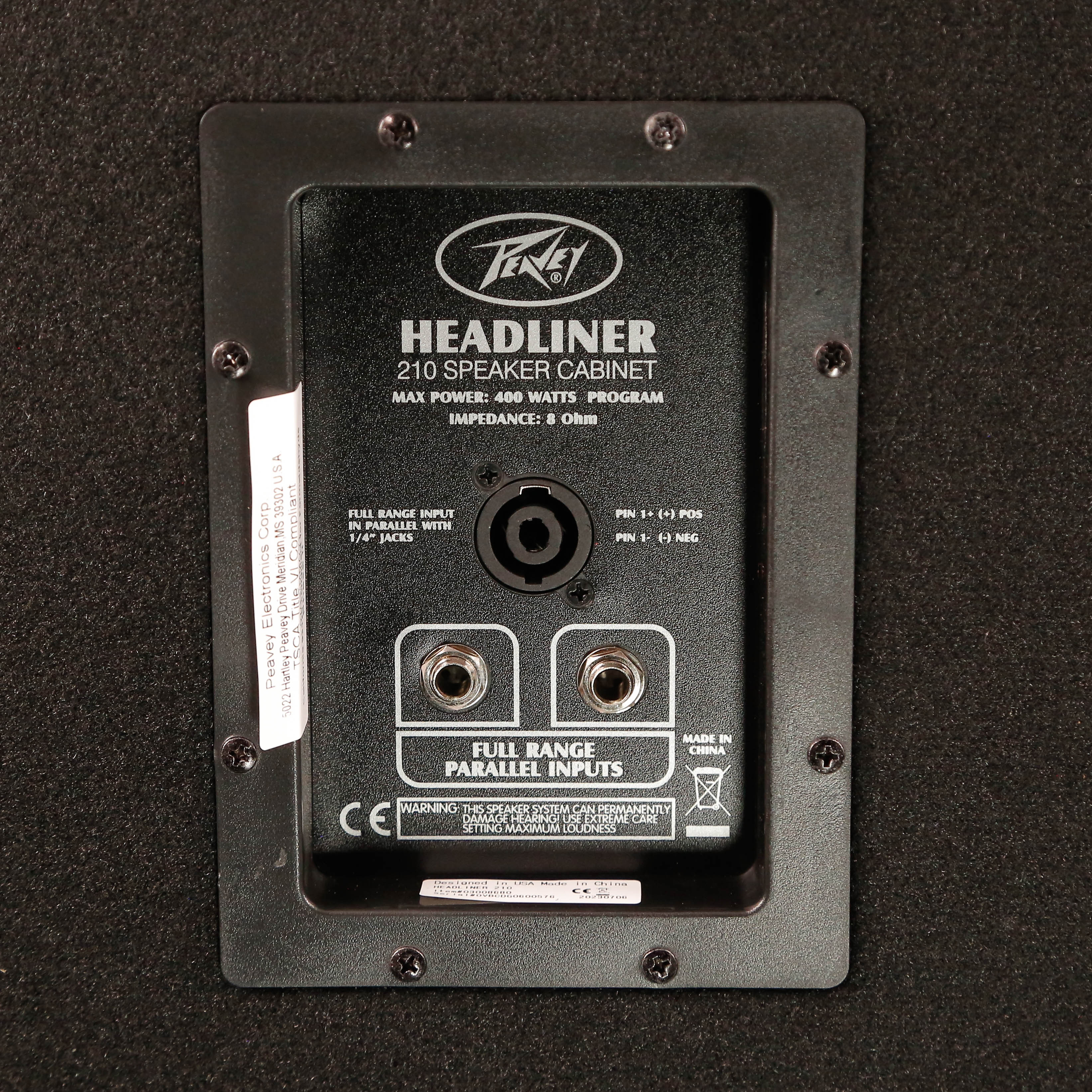 Peavey Headliner 210 2 X 10'' Bass Cabinet