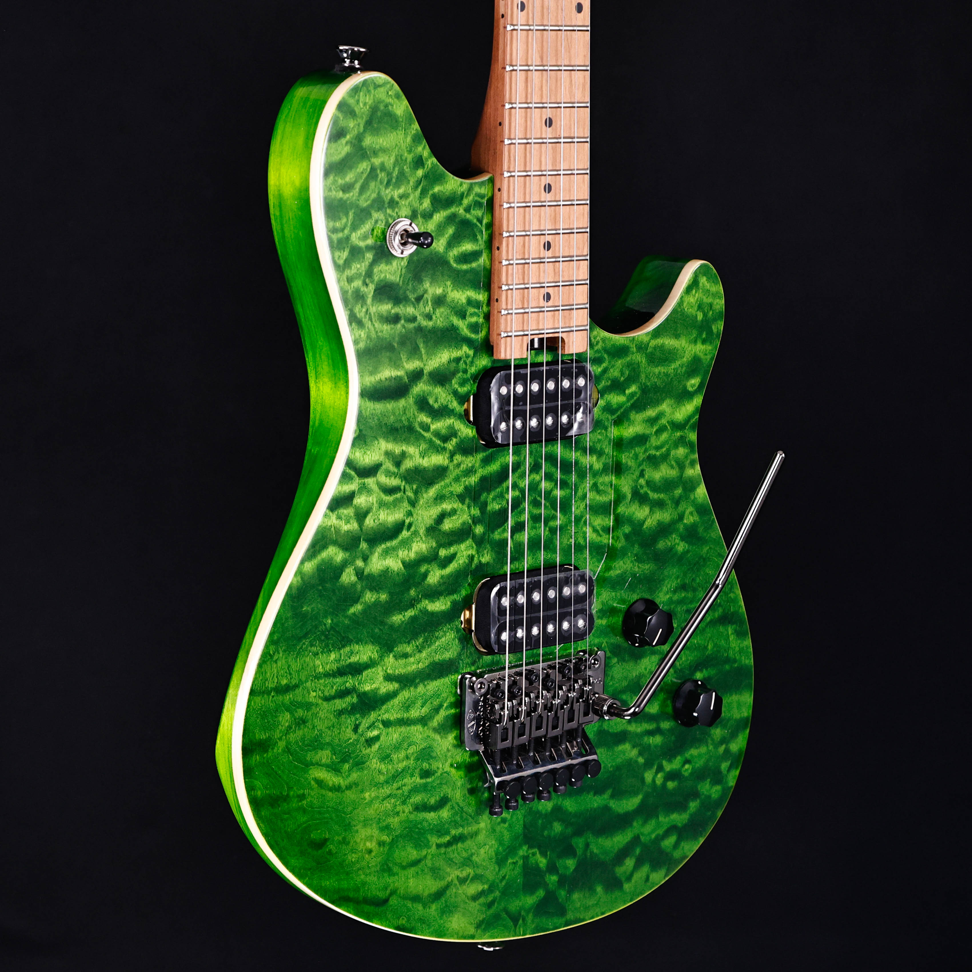 EVH Wolfgang Standard QM Electric, Transparent Green