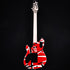 EVH Wolfgang Special Striped Series, Ebony Fb, Red, Black, and White 7lbs 11oz